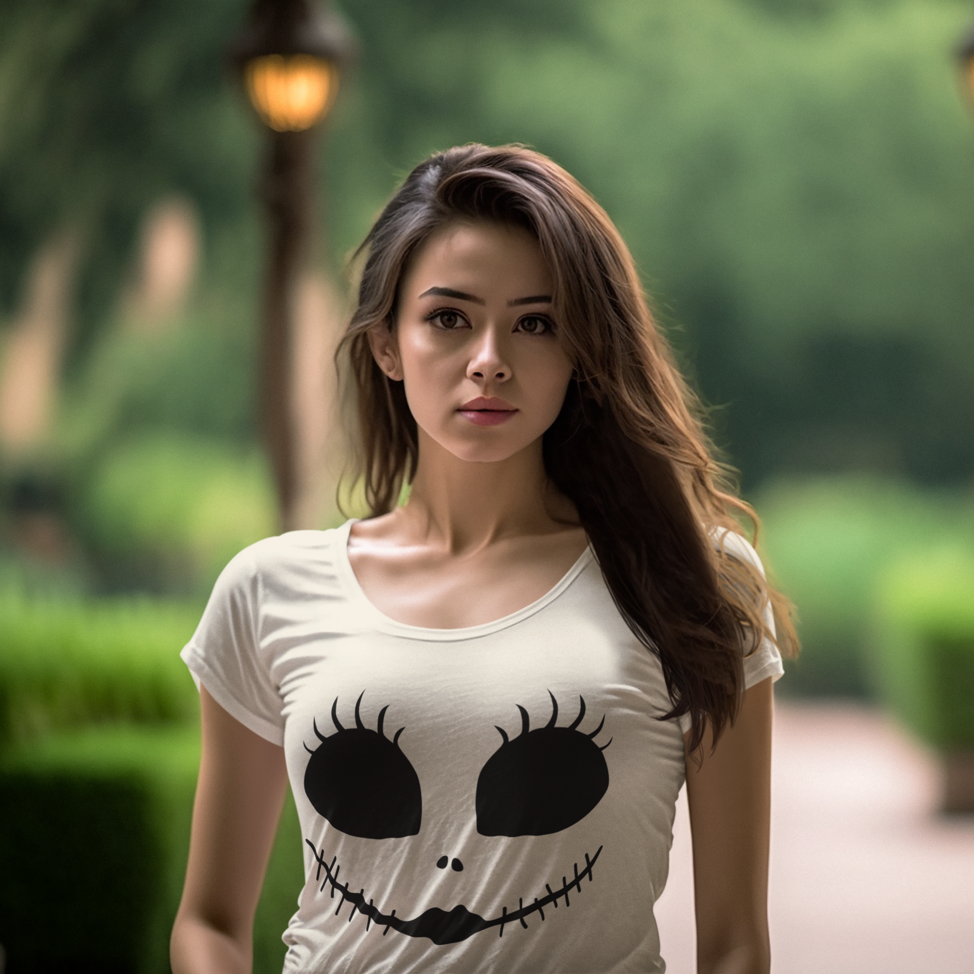 Halloween-Inspired Unisex Softstyle T-Shirt, Casual Wear, Spooky Halloween Tee, Unique Gift for Halloween Lovers, Comfortable Everyday Shirt product thumbnail image