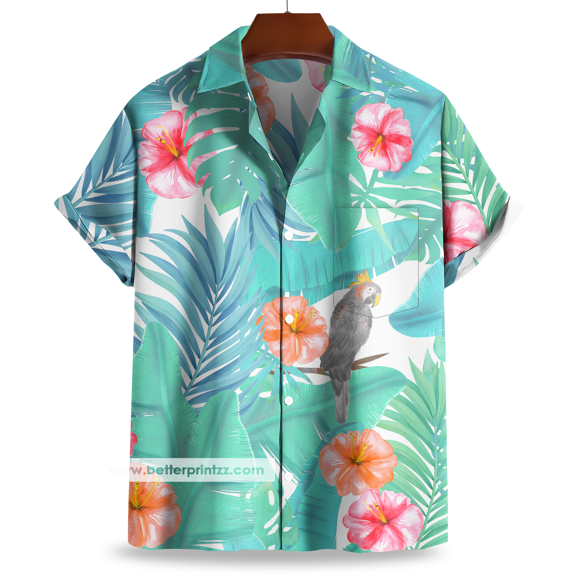 Disorderlies Hawaiian Shirt, Darren "The Human Beat Box" Robinson Shirt, Fat Boys Costume, 80s Movie Costume, 80s Comedy Actor Cosplay 