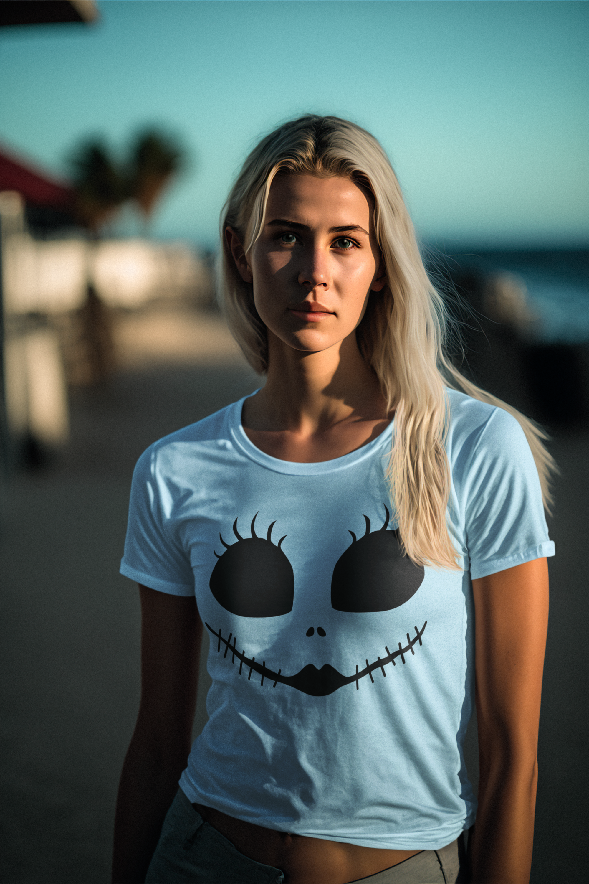 Halloween-Inspired Unisex Softstyle T-Shirt, Casual Wear, Spooky Halloween Tee, Unique Gift for Halloween Lovers, Comfortable Everyday Shirt product thumbnail image