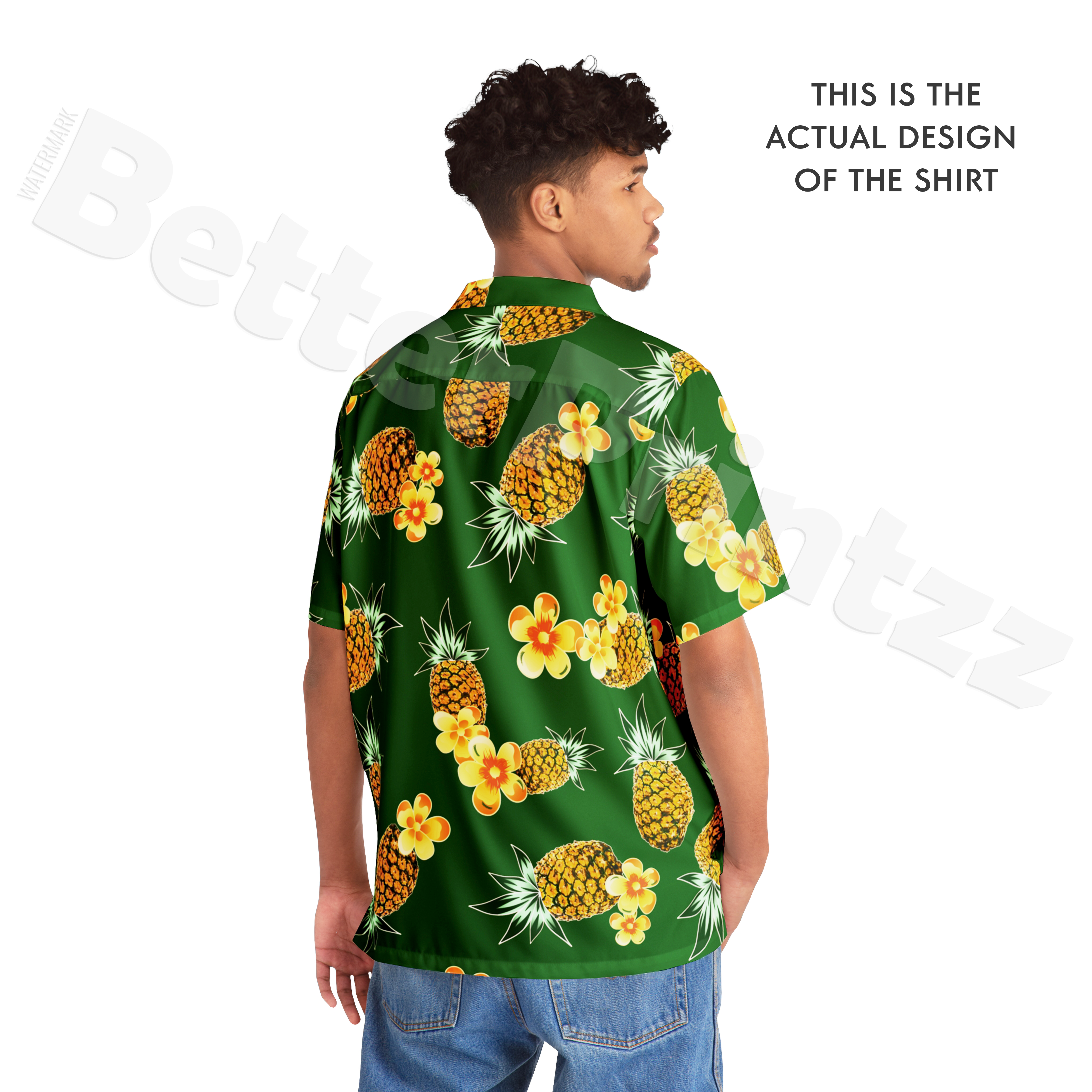 Day Shift Hawaiian Shirt, Vampire Hunter Bud Jablonski Cosplay Halloween Costume, Pineapple Floral Green Hawaiian Shirt from Day Shift Movie product thumbnail image Day Shift Hawaiian Shirt, Vampire Hunter Bud Jablonski Cosplay Halloween Costume, Pineapple Floral Green Hawaiian Shirt from Day Shift Movie product thumbnail image