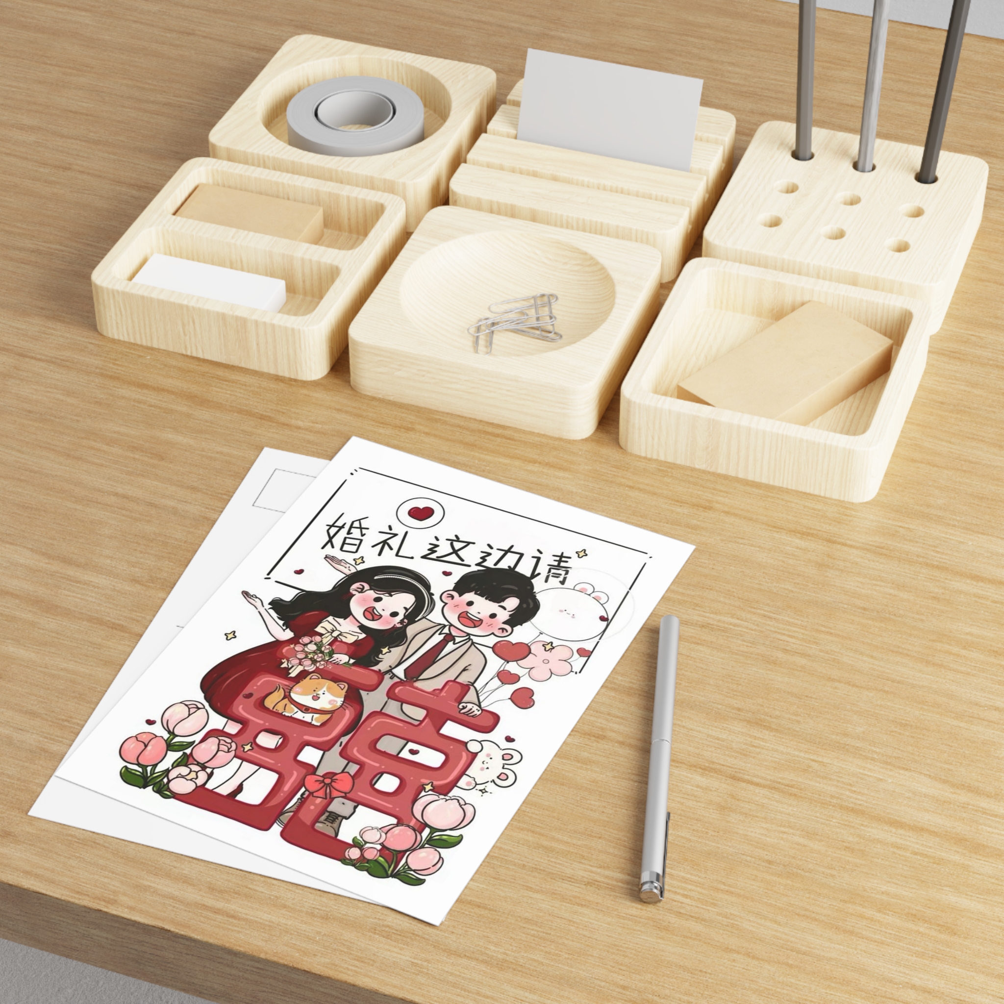 Personalized Fine Art Postcards, Invitations, Birthdays, Weddings, Congrats, Baby Shower, Family, Business, Special Day, Couples, Friendship, New-year's Gift product thumbnail image Personalized Fine Art Postcards, Invitations, Birthdays, Weddings, Congrats, Baby Shower, Family, Business, Special Day, Couples, Friendship, New-year's Gift product thumbnail image