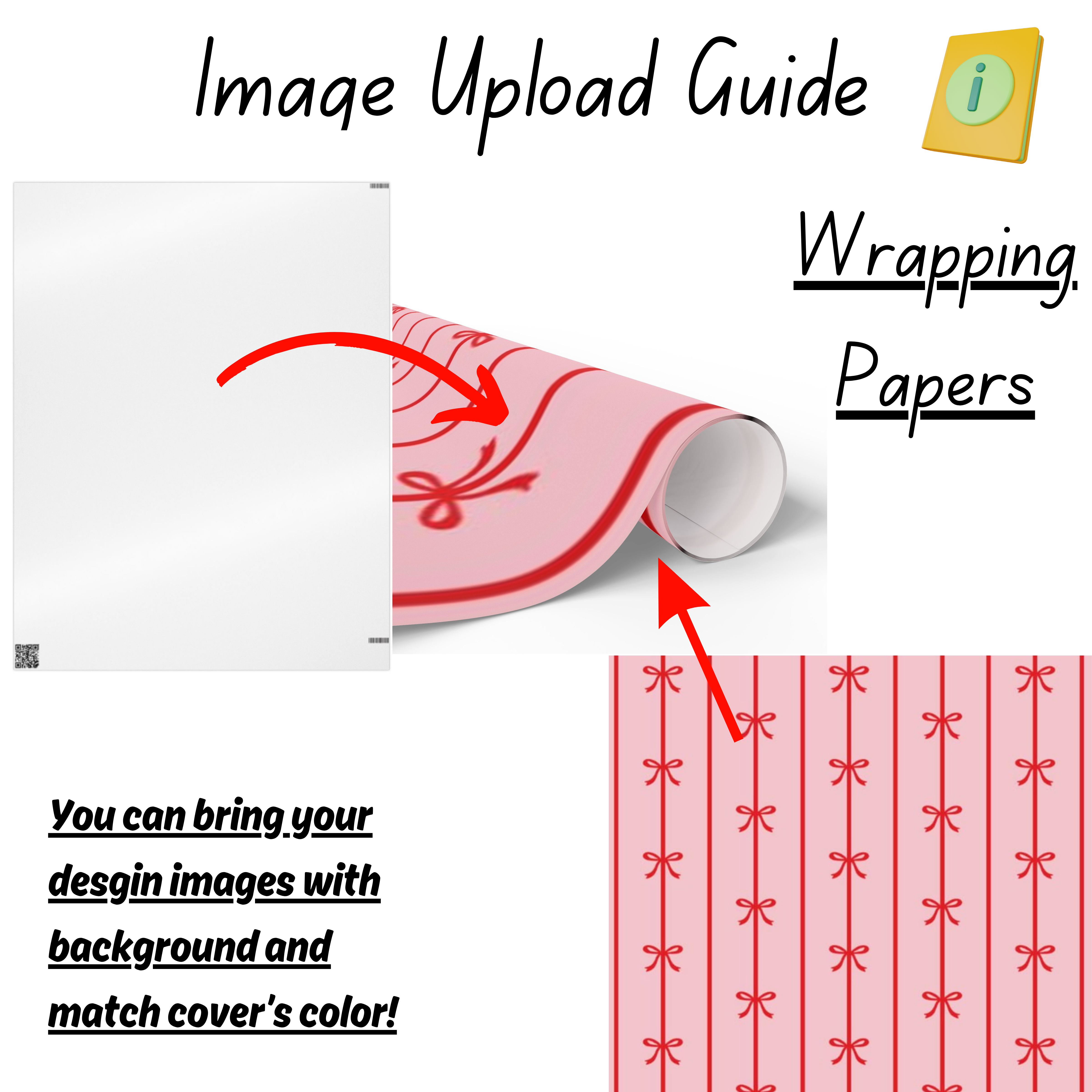 Personalized Wrapping Papers, Special Occasions, Birthdays, Parties, Holidays, Weddings, Anniversary, Gifts, Crafts, Events, Baby Shower, Custom Wrapping Decors product thumbnail image