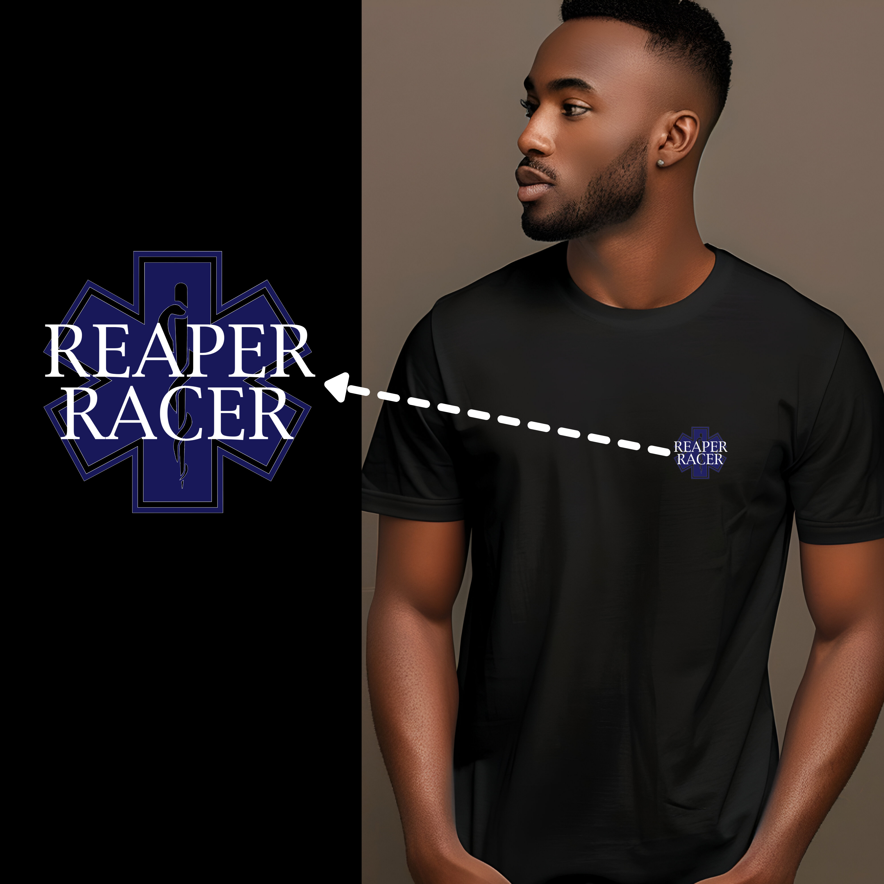 Reaper Racer EMS EMT Paramedic Funny Dark Humor Softstyle T-Shirt Funny Top Sarcastic Meme Tee  product thumbnail image