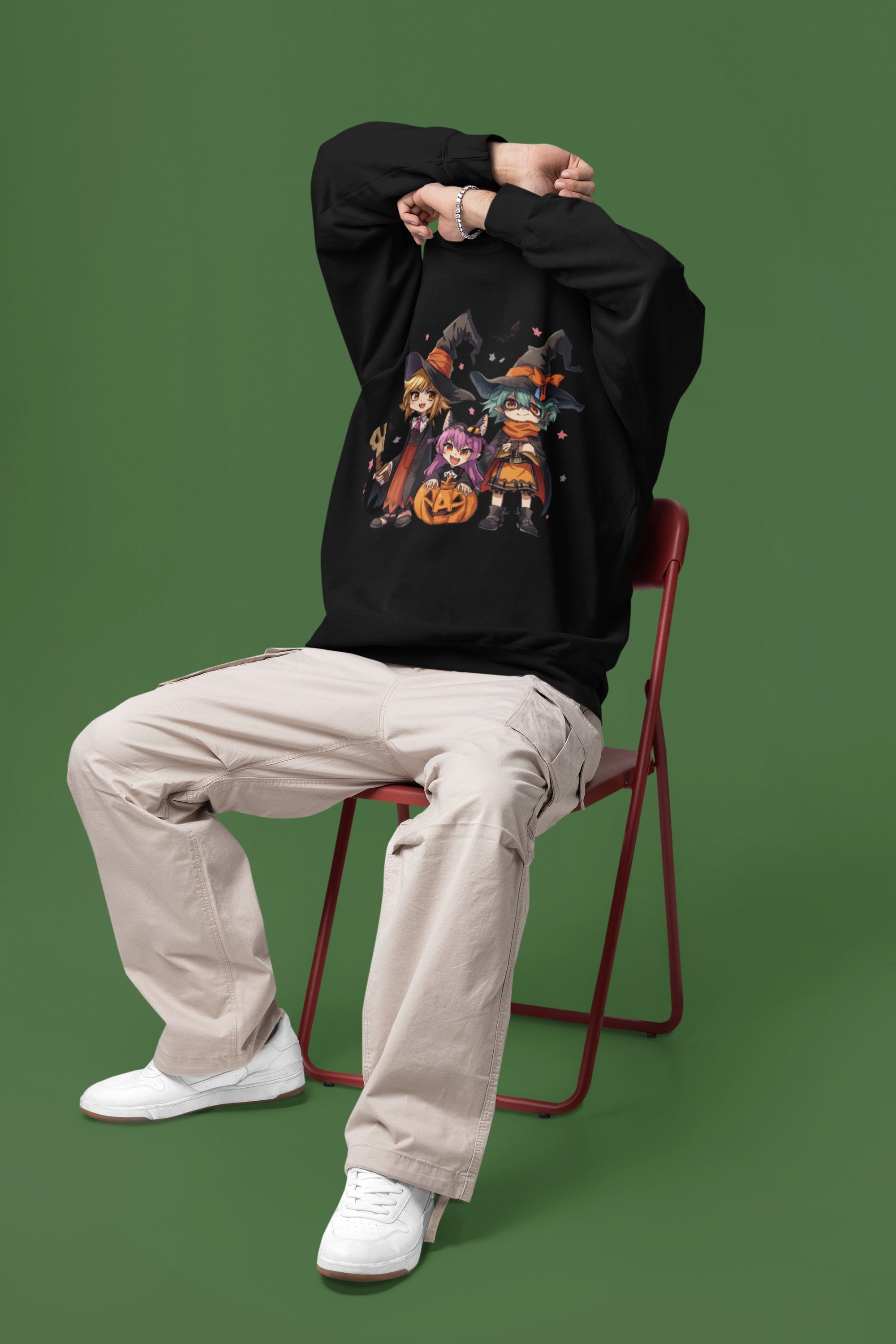 Halloween Anime Sweatshirt product thumbnail image Halloween Anime Sweatshirt product thumbnail image
