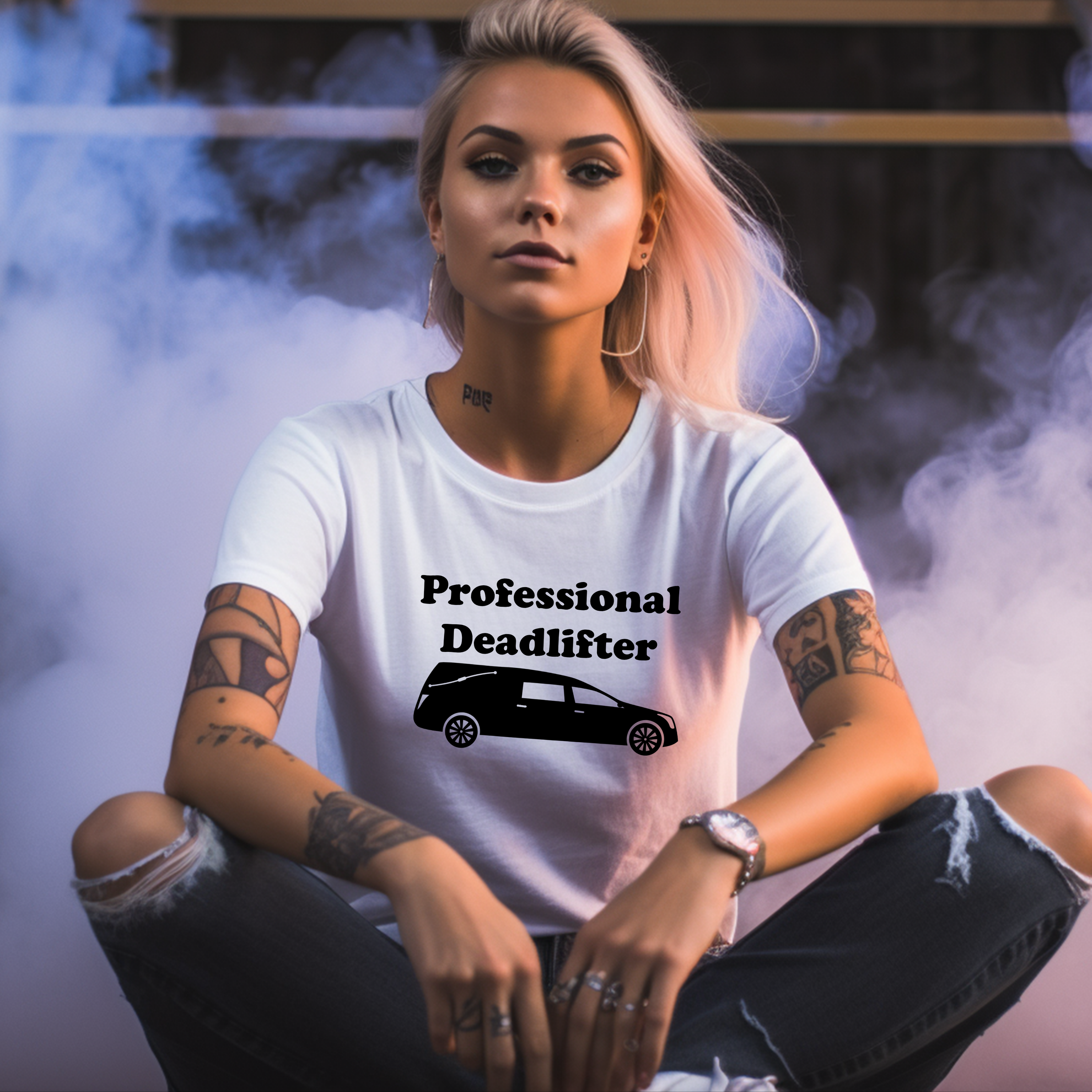 Professional Deadlifter Unisex Softstyle T-Shirt Funny Sarcastic Funeral Home Director Mortician Embalmer Undertaker Gift Tee Humor IYKYK  product thumbnail image