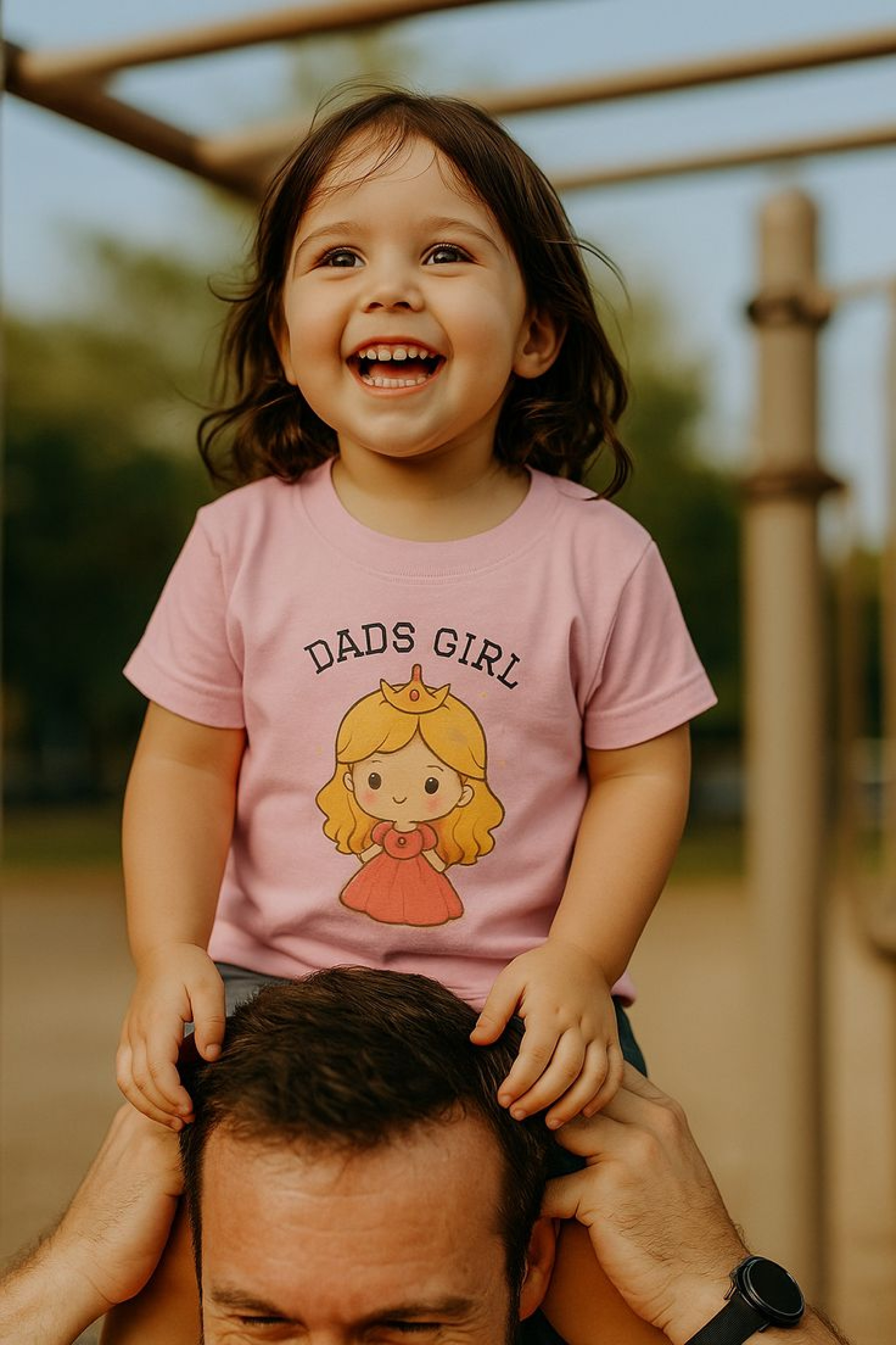 "Dads Girl" Kawaii Princess T-Shirt product thumbnail image