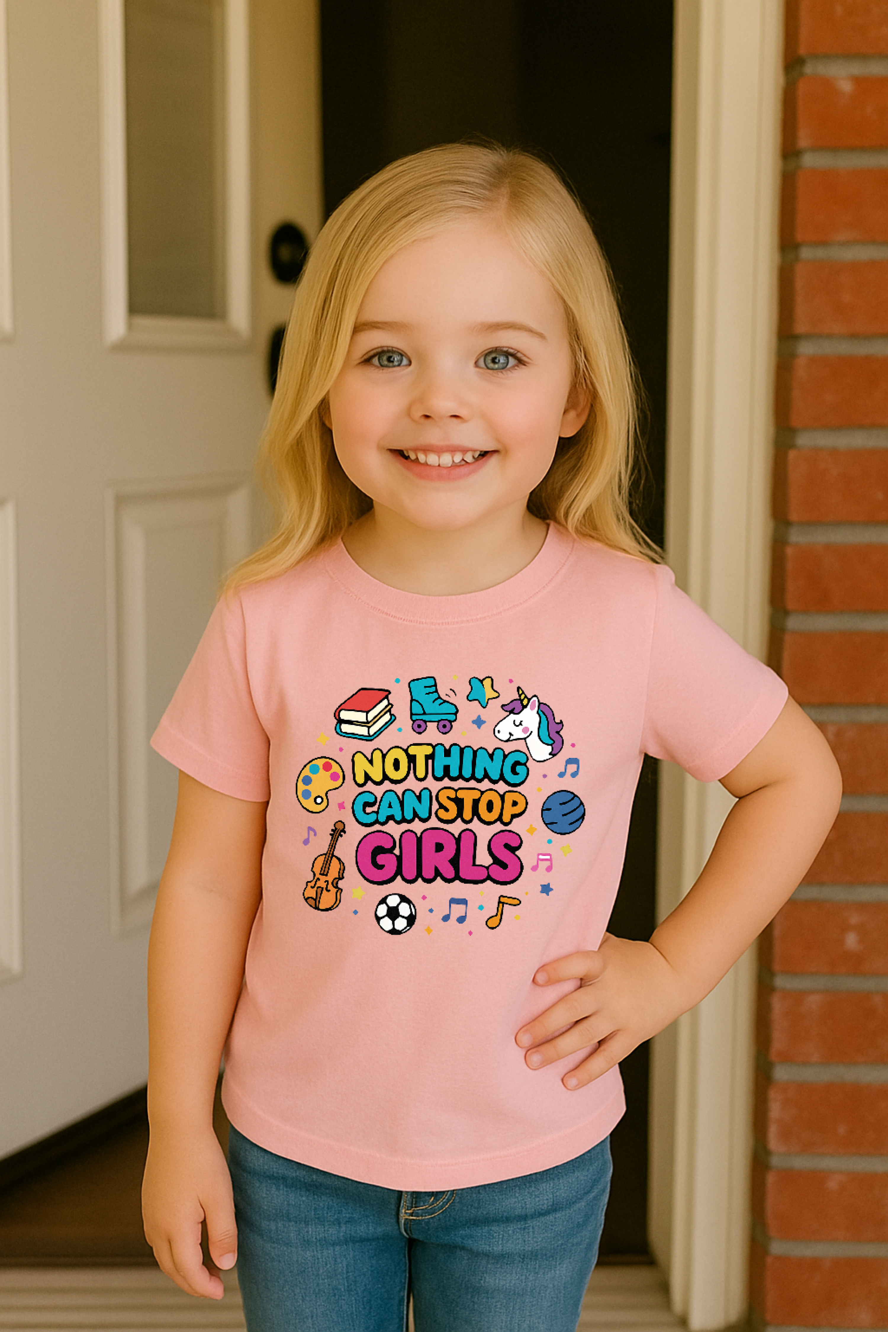Nothing Can Stop Girls, Tee product thumbnail image Nothing Can Stop Girls, Tee product thumbnail image