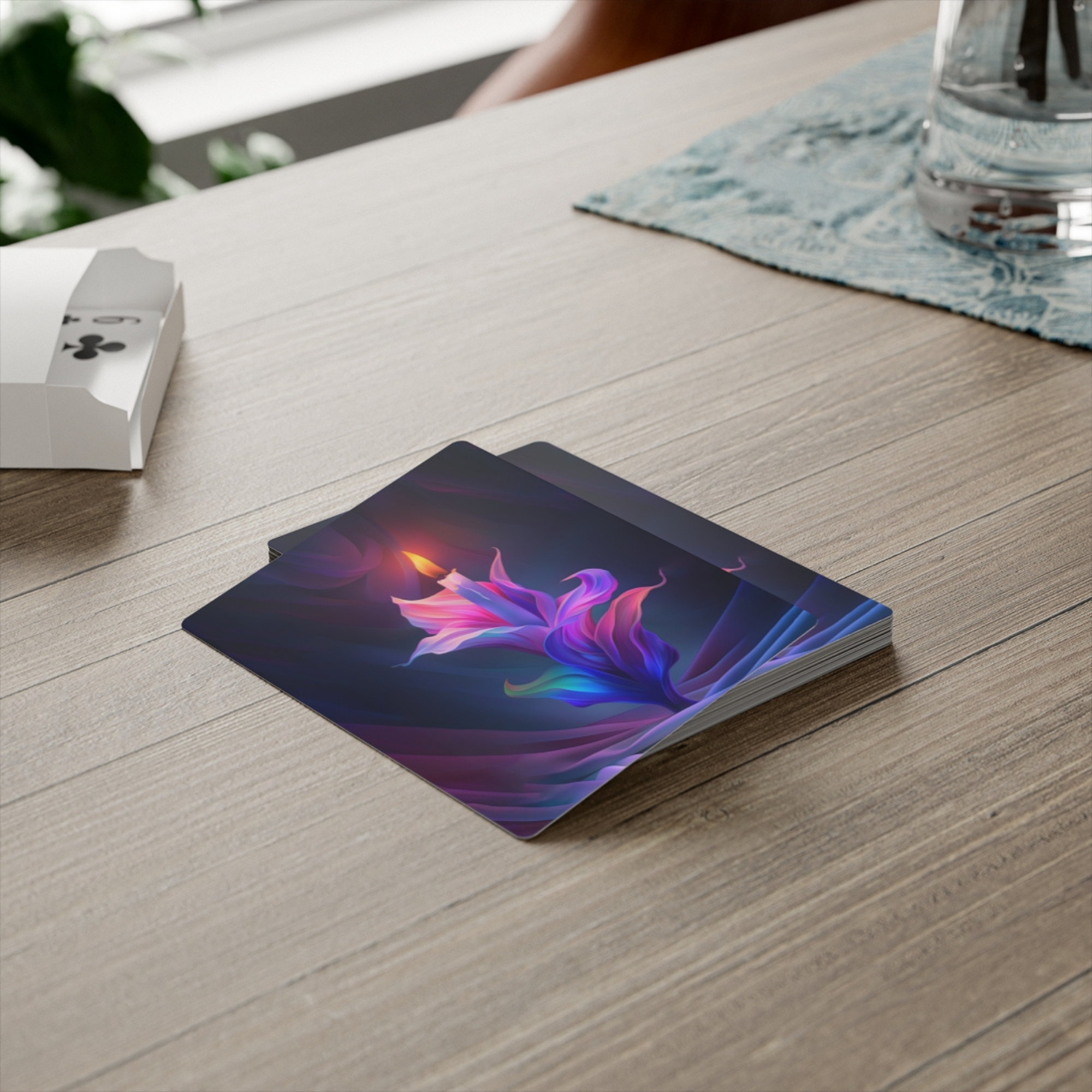 Candle Flower Poker Cards Unique Fantasy Playing Cards Deck | Artistic Flame And Petal Design | Collectible Game Night Gift for Card Lovers product thumbnail image Candle Flower Poker Cards Unique Fantasy Playing Cards Deck | Artistic Flame And Petal Design | Collectible Game Night Gift for Card Lovers product thumbnail image