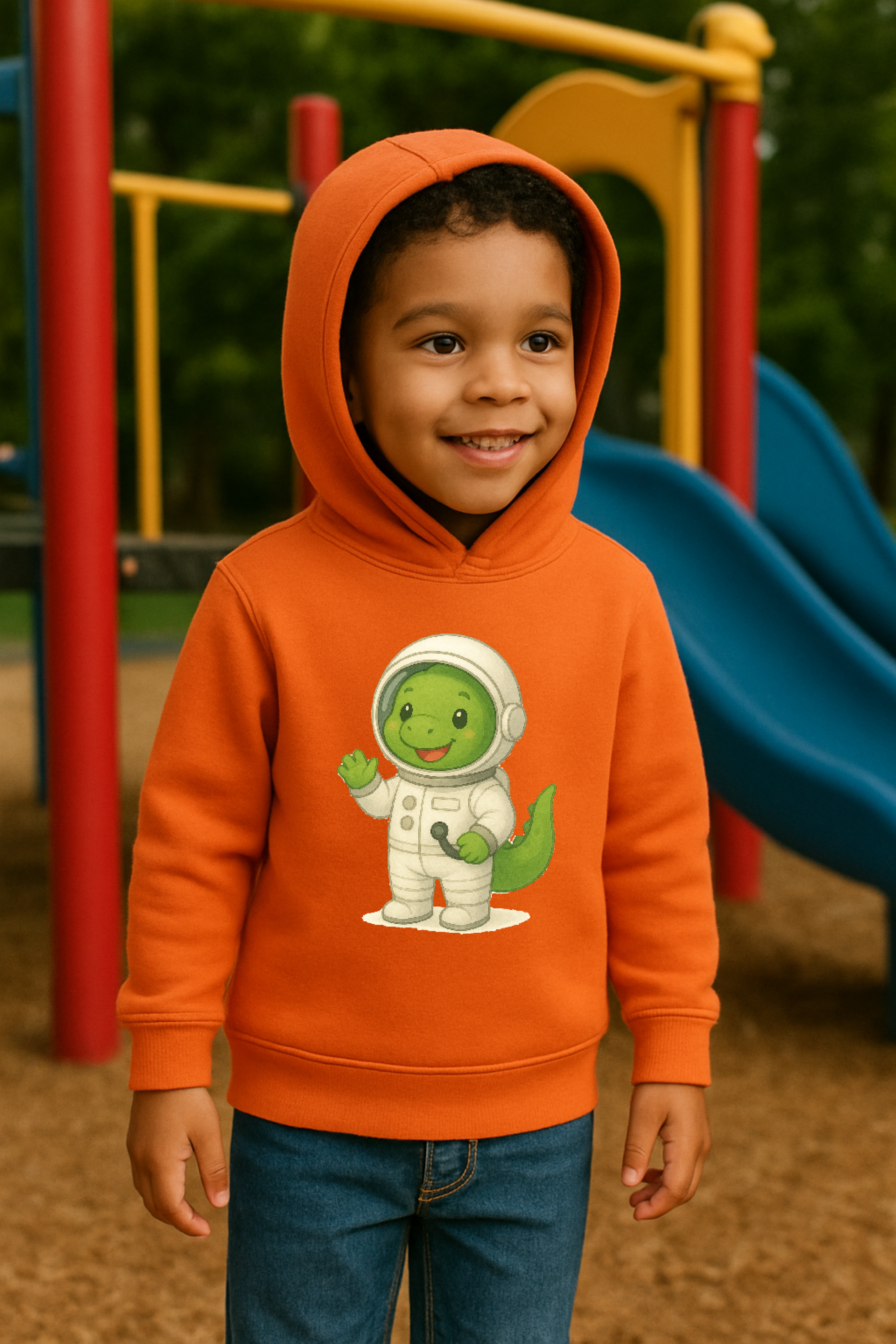 Space Themed Toddler Fleece Hoodie, product thumbnail image Space Themed Toddler Fleece Hoodie, product thumbnail image