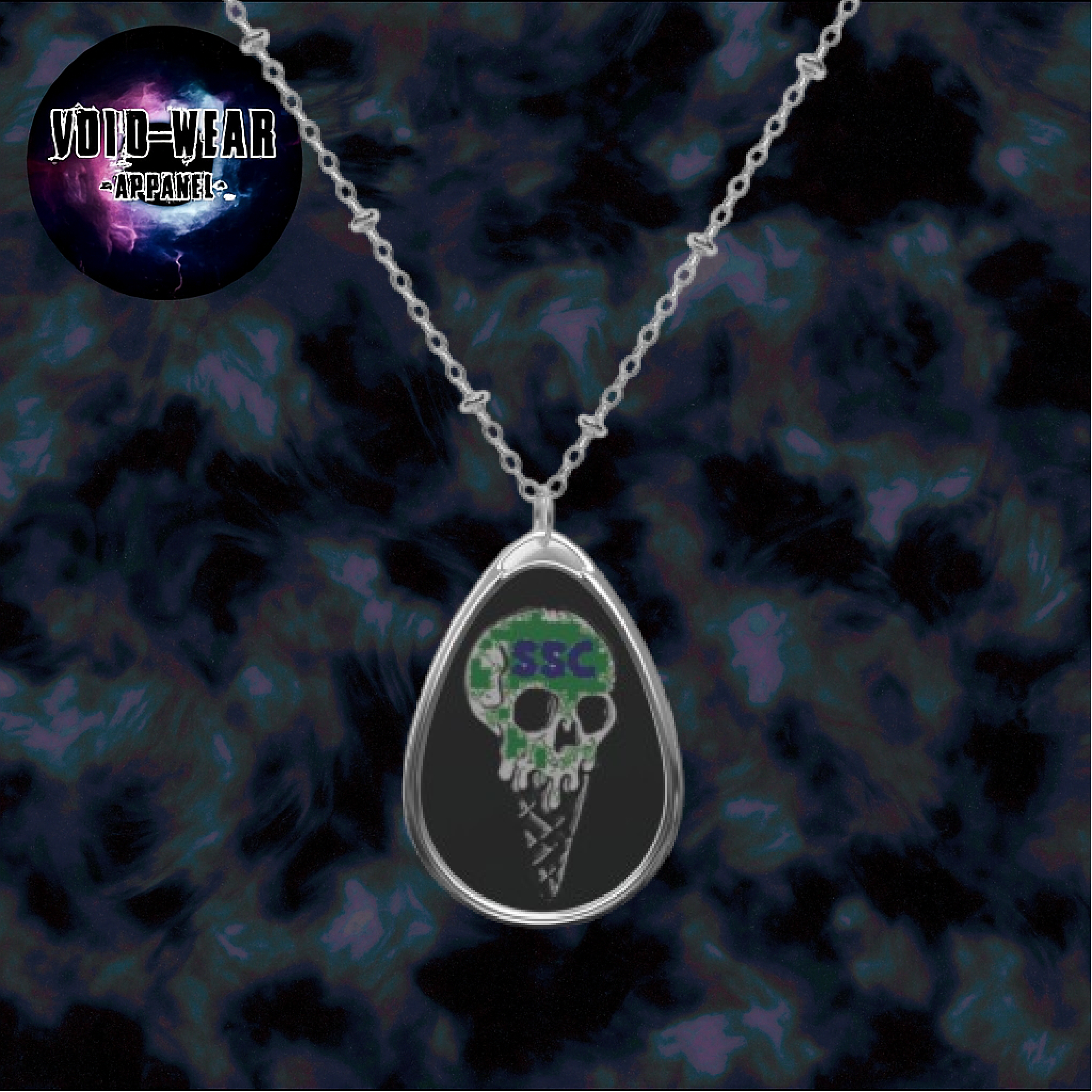 SSC Cone Skull Pendant Necklace product thumbnail image SSC Cone Skull Pendant Necklace product thumbnail image