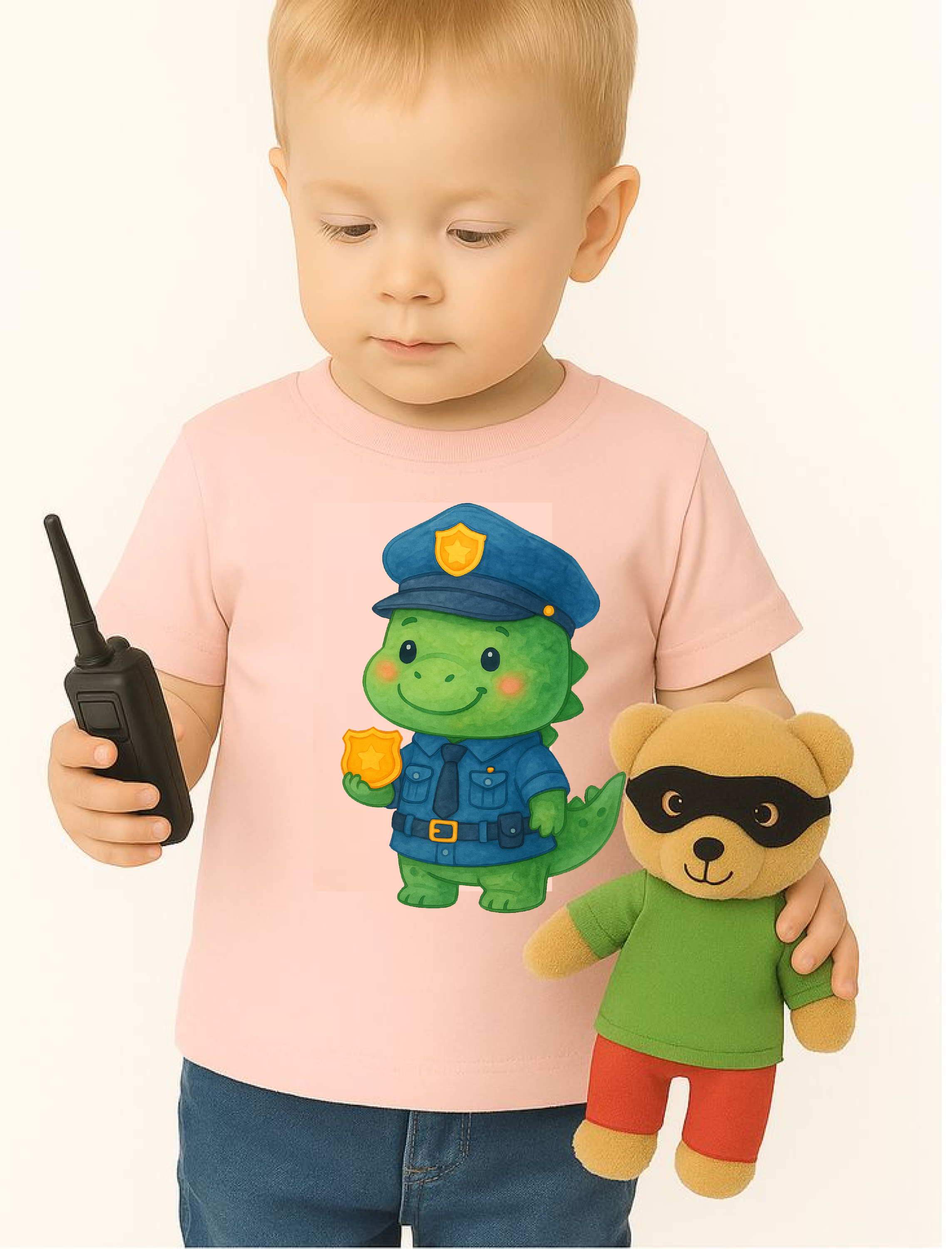 Adorable Toddler Police Officer Tee product thumbnail image Adorable Toddler Police Officer Tee product thumbnail image