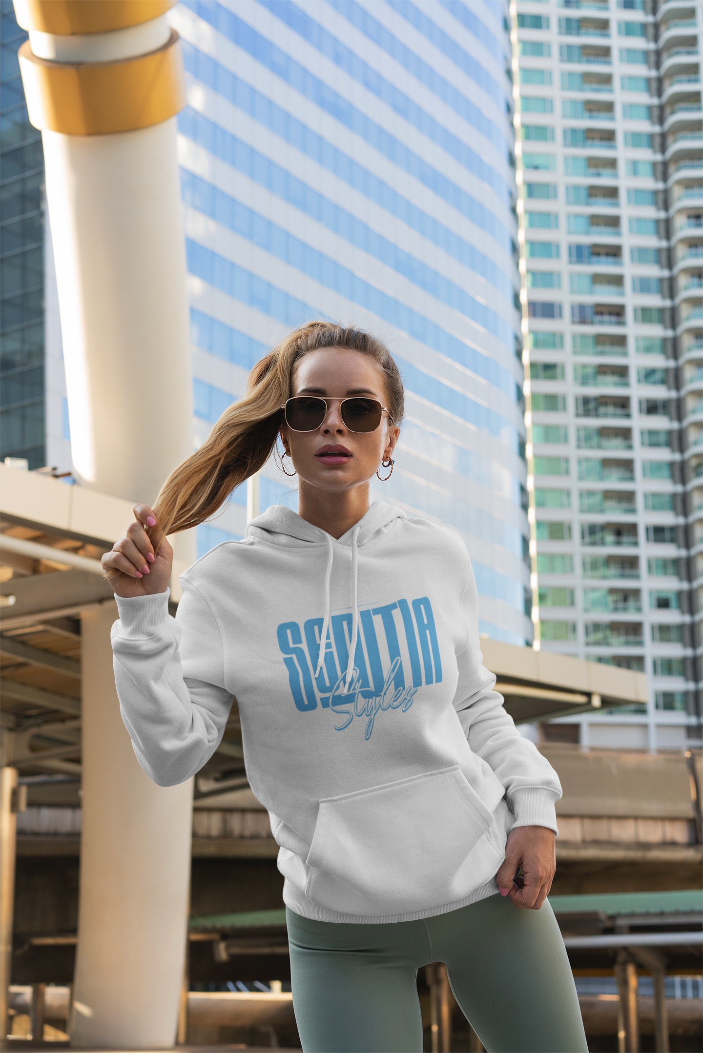 Trendy Fleece Hoodie -Sentia Styles- Cozy Unisex Pullover, Casual Style, Ideal Gift for Friends &amp; Family, Perfect for Fall &amp; Winter product thumbnail image