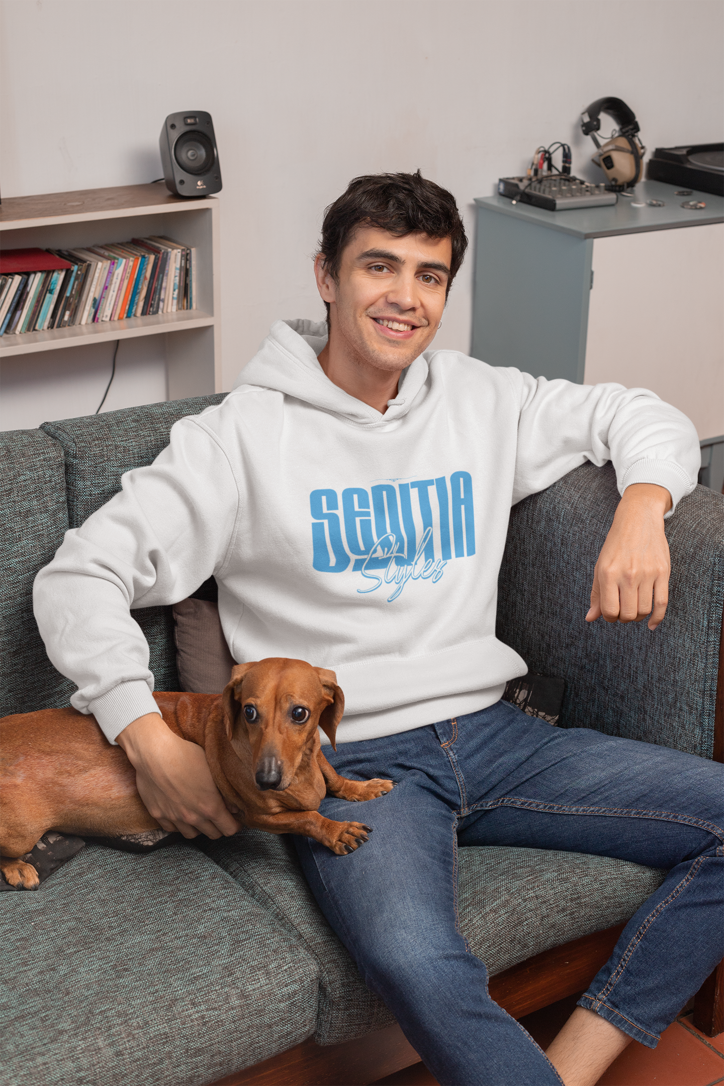 Trendy Fleece Hoodie -Sentia Styles- Cozy Unisex Pullover, Casual Style, Ideal Gift for Friends &amp; Family, Perfect for Fall &amp; Winter product thumbnail image