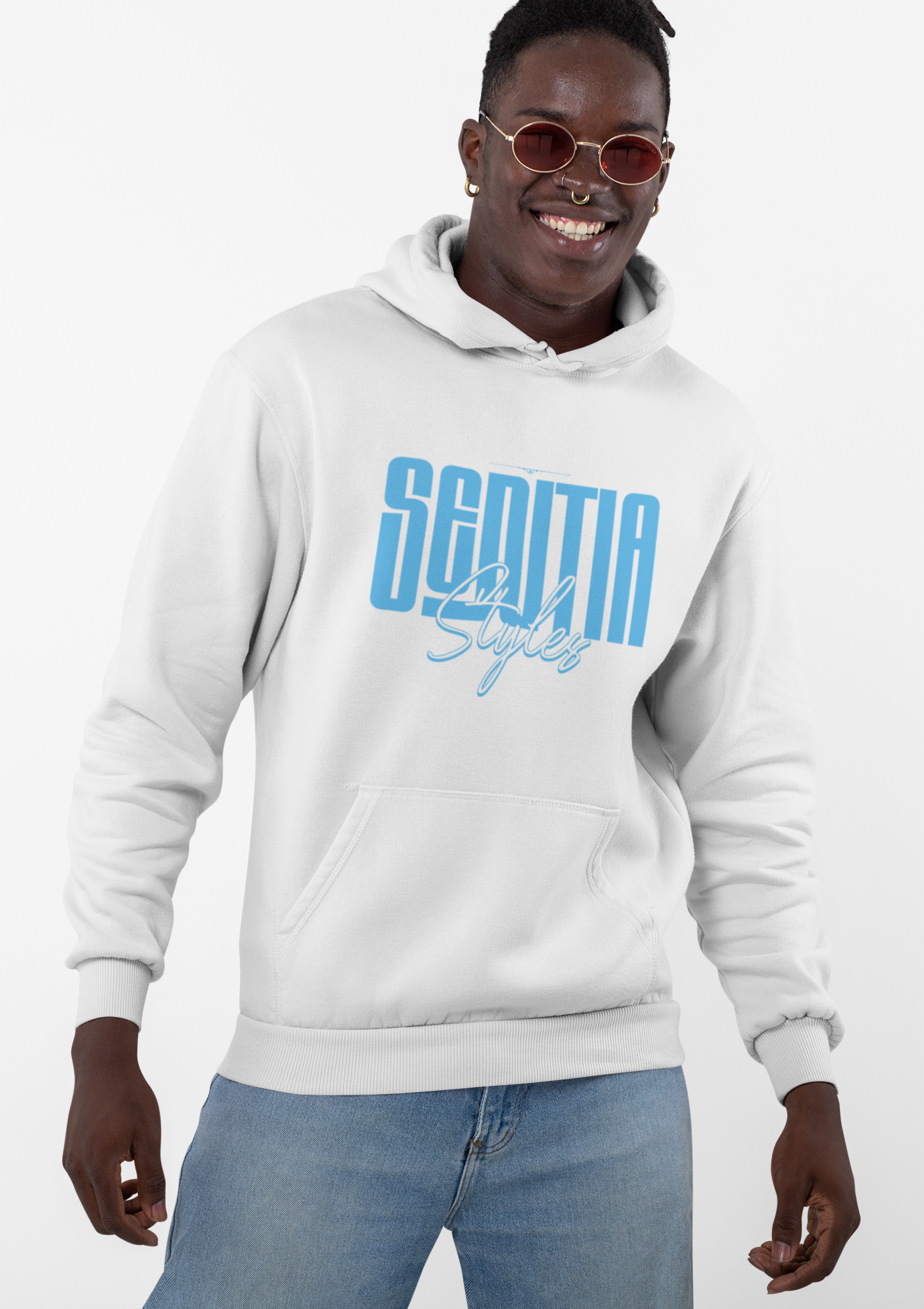 Trendy Fleece Hoodie -Sentia Styles- Cozy Unisex Pullover, Casual Style, Ideal Gift for Friends &amp; Family, Perfect for Fall &amp; Winter product thumbnail image