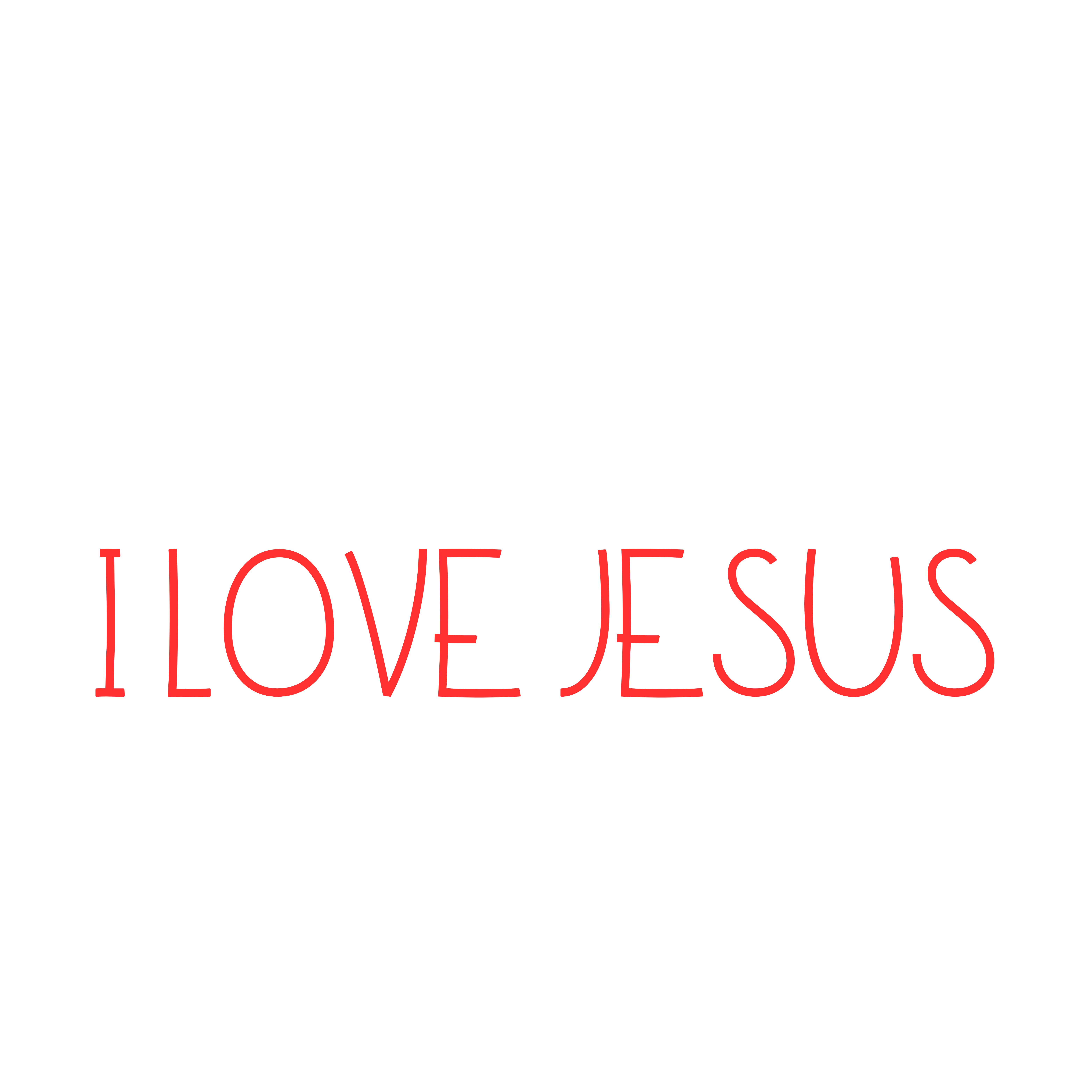 I LOVE JESUS Mug product thumbnail image I LOVE JESUS Mug product thumbnail image
