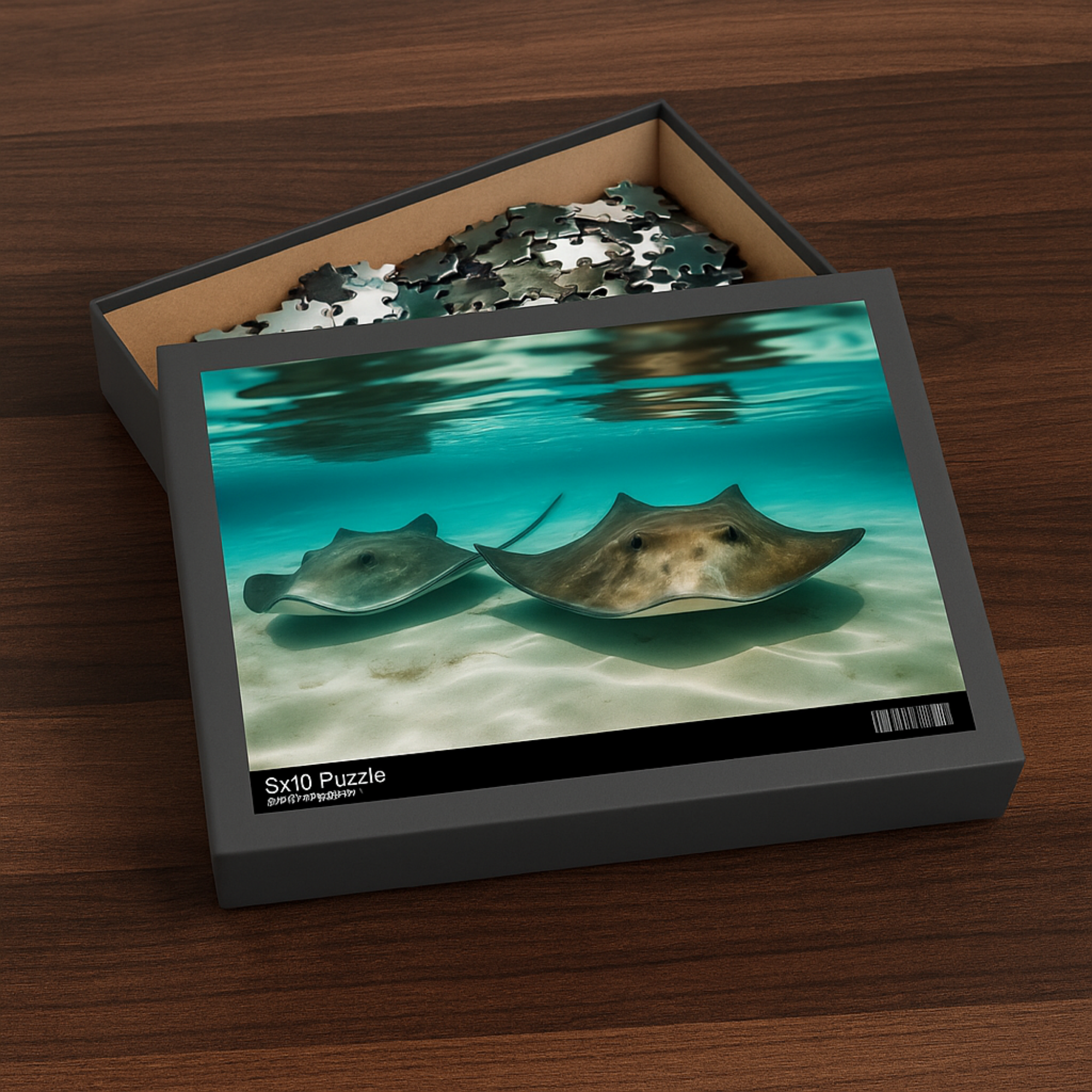 Ocean Stingray Puzzle Tropical Sea Animal Jigsaw (120, 252, 500 Pieces) Beach Vibe Gift Underwater Wildlife Puzzle for Adults and Teens product thumbnail image Ocean Stingray Puzzle Tropical Sea Animal Jigsaw (120, 252, 500 Pieces) Beach Vibe Gift Underwater Wildlife Puzzle for Adults and Teens product thumbnail image