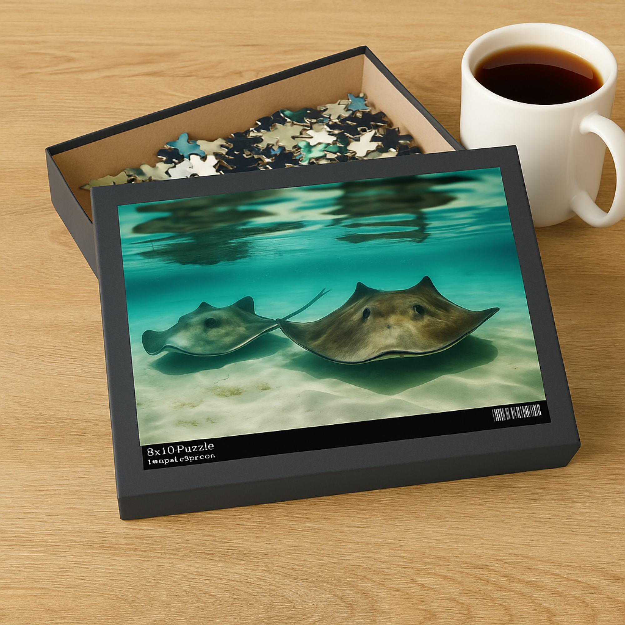 Ocean Stingray Puzzle Tropical Sea Animal Jigsaw (120, 252, 500 Pieces) Beach Vibe Gift Underwater Wildlife Puzzle for Adults and Teens product thumbnail image Ocean Stingray Puzzle Tropical Sea Animal Jigsaw (120, 252, 500 Pieces) Beach Vibe Gift Underwater Wildlife Puzzle for Adults and Teens product thumbnail image