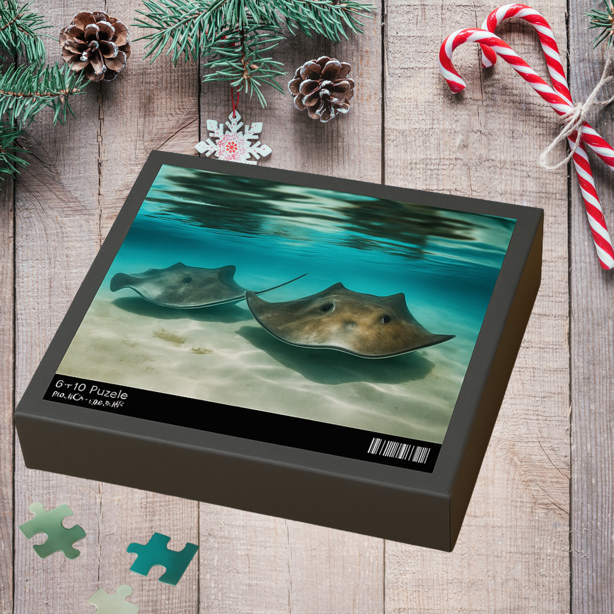 Ocean Stingray Puzzle Tropical Sea Animal Jigsaw (120, 252, 500 Pieces) Beach Vibe Gift Underwater Wildlife Puzzle for Adults and Teens product thumbnail image Ocean Stingray Puzzle Tropical Sea Animal Jigsaw (120, 252, 500 Pieces) Beach Vibe Gift Underwater Wildlife Puzzle for Adults and Teens product thumbnail image