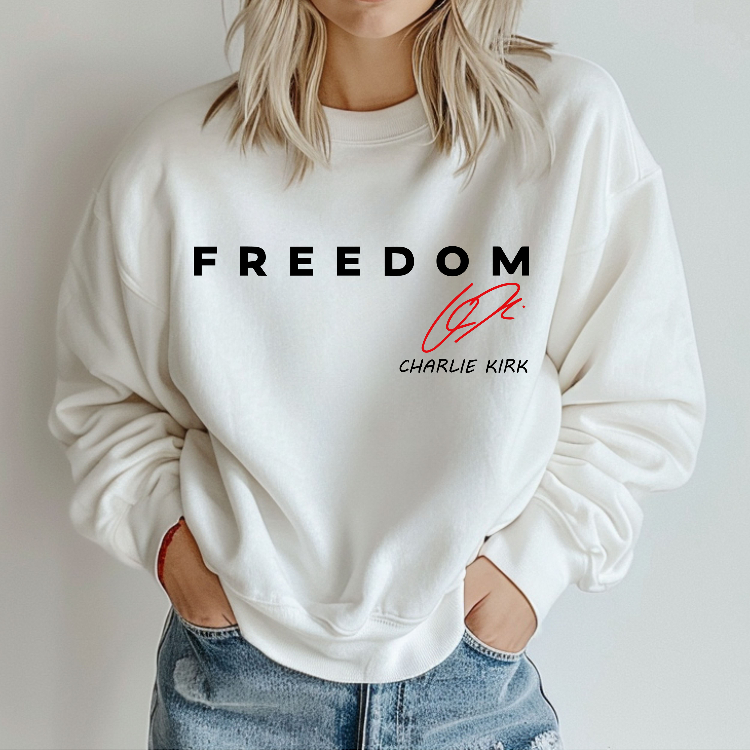Iconic Charlie Kirk Freedom Sweatshirt 