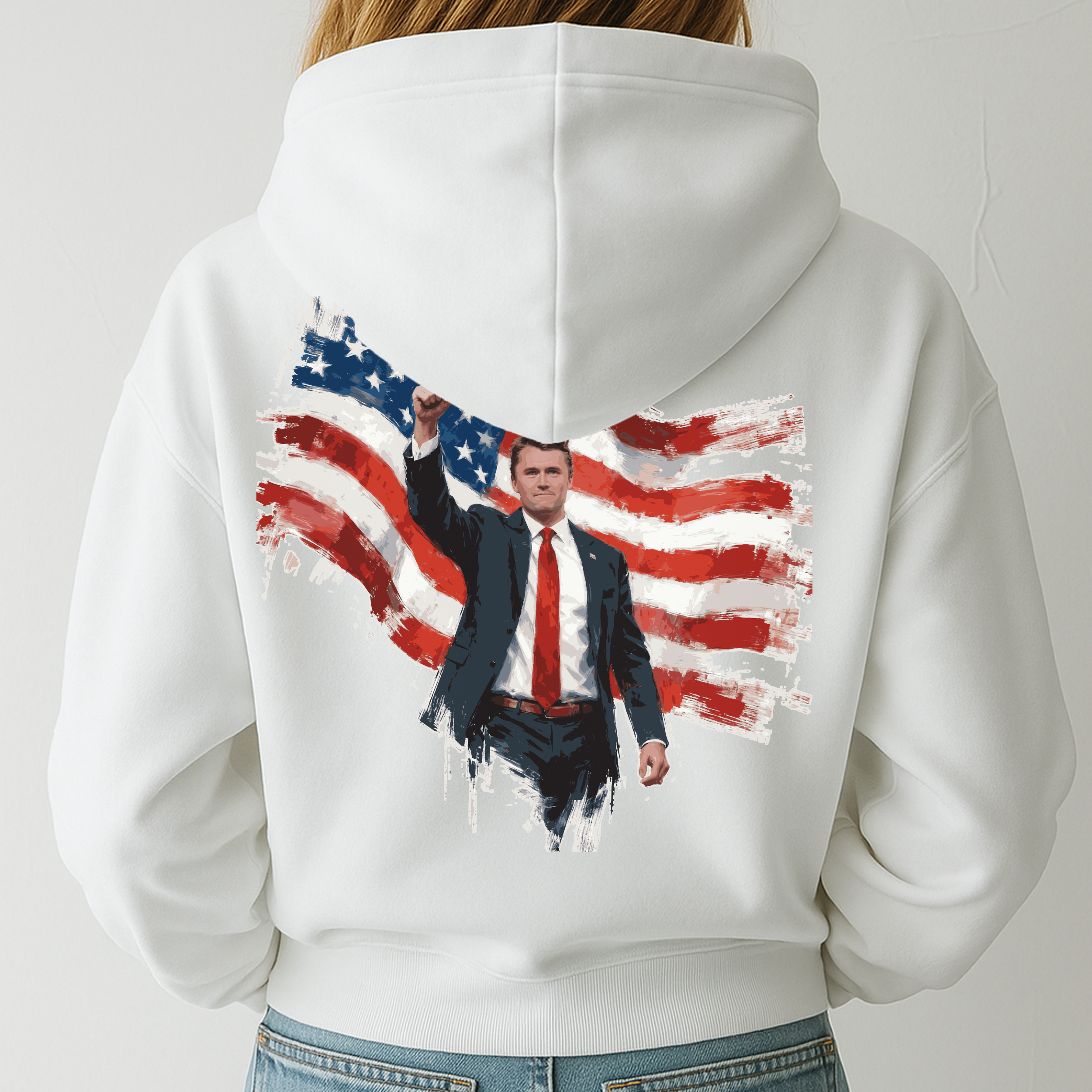 Iconic Charlie Kirk Freedom Hoodie product thumbnail image Iconic Charlie Kirk Freedom Hoodie product thumbnail image