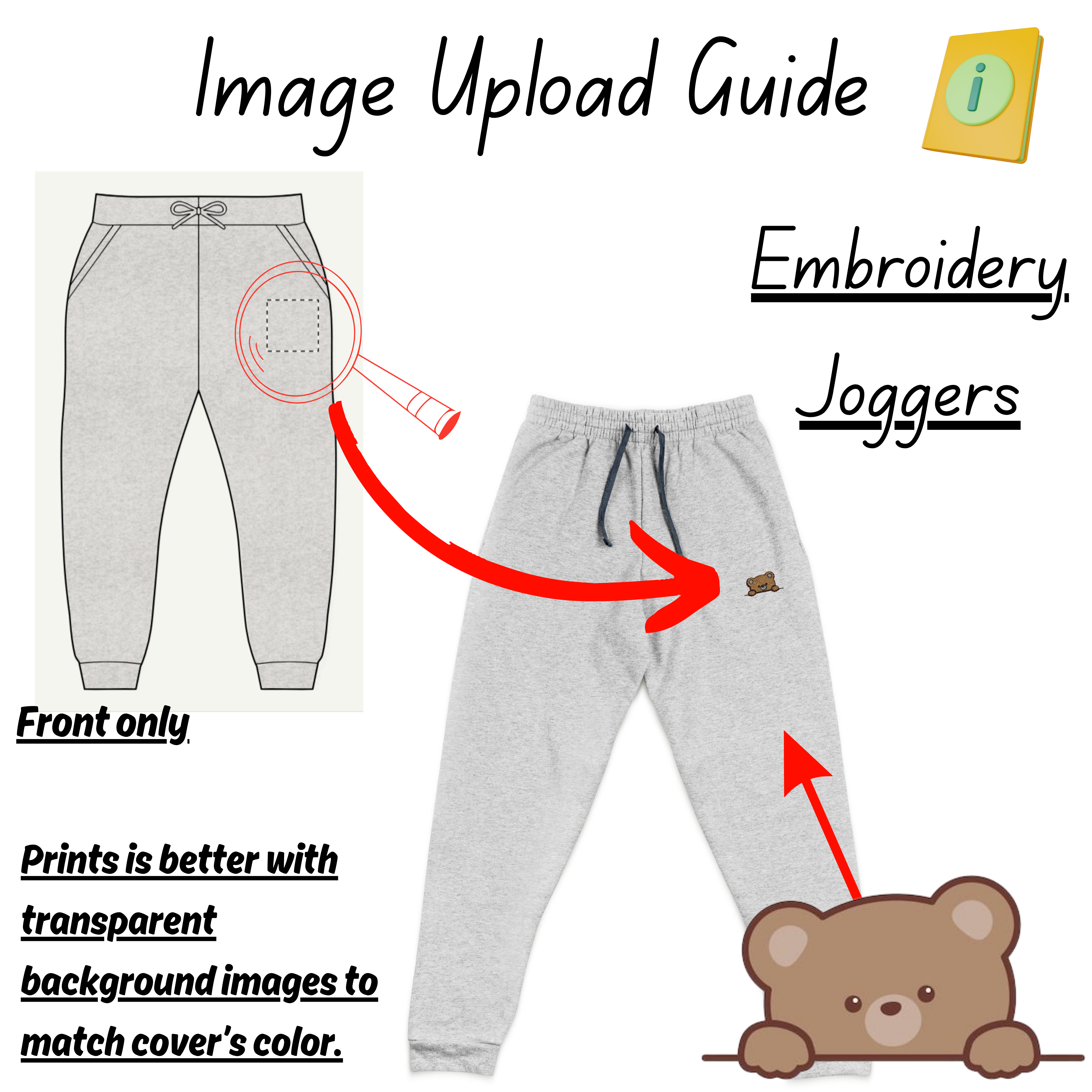 Personalized Embroidered Joggers, Light-weight Cotton, Comfy Lounge Pants, Stylish Athleisure, Relaxing, Casual, Cozy Days, Travel Companion, Custom Birthdays Gift ideas product thumbnail image