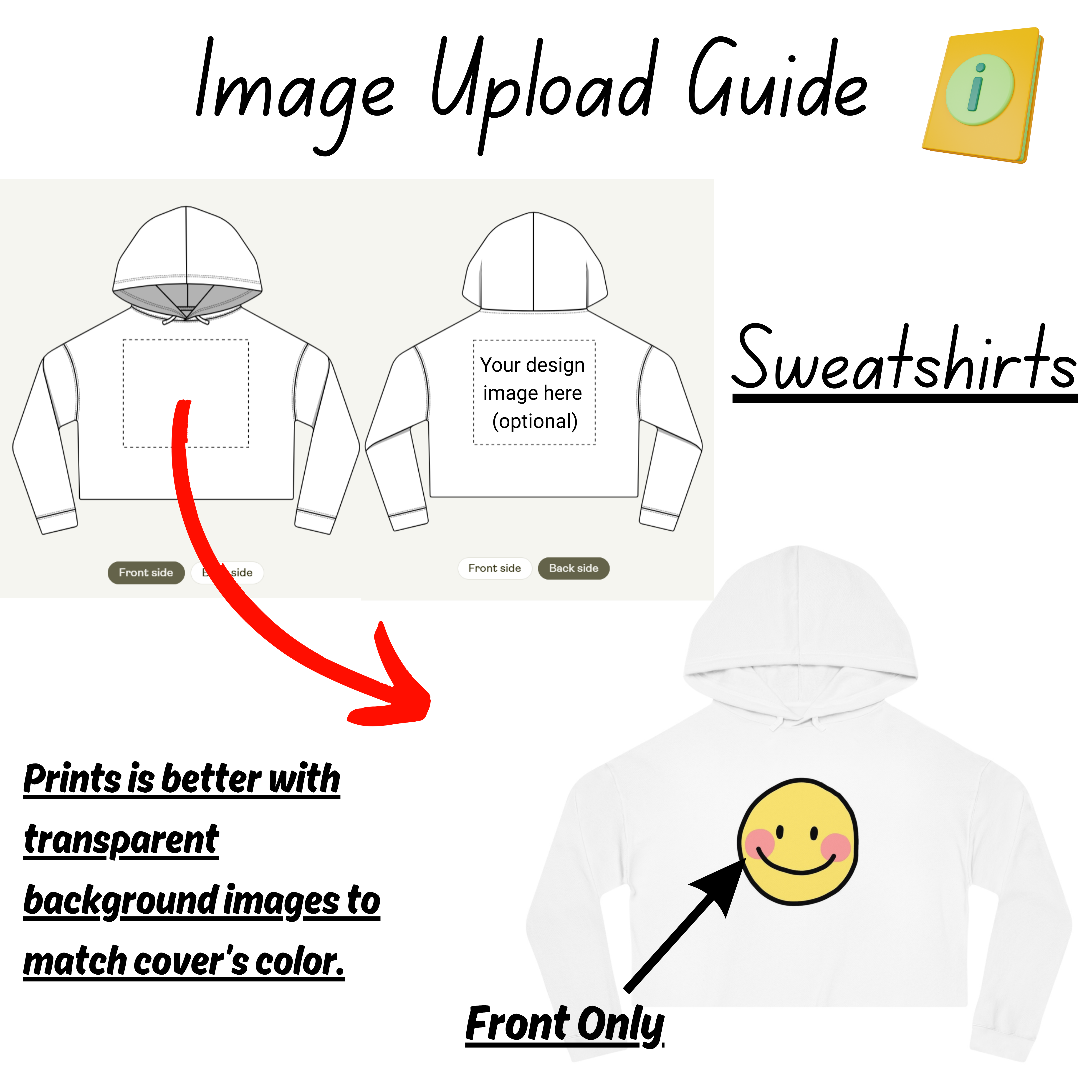 Personalized Women's Cropped Sweatshirt, Trendy Hooded Top, Summer Vibes, Fashion, Casual Wear, Special Streetwear, Custom Birthday Gift for Her product thumbnail image Personalized Women's Cropped Sweatshirt, Trendy Hooded Top, Summer Vibes, Fashion, Casual Wear, Special Streetwear, Custom Birthday Gift for Her product thumbnail image