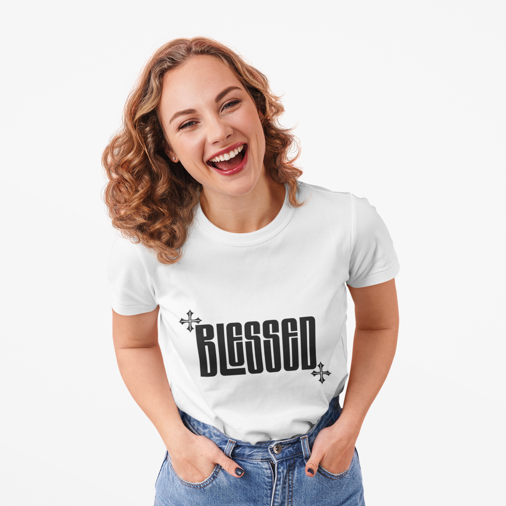 Women's Blessing Boyfriend Tee product thumbnail image Women's Blessing Boyfriend Tee product thumbnail image