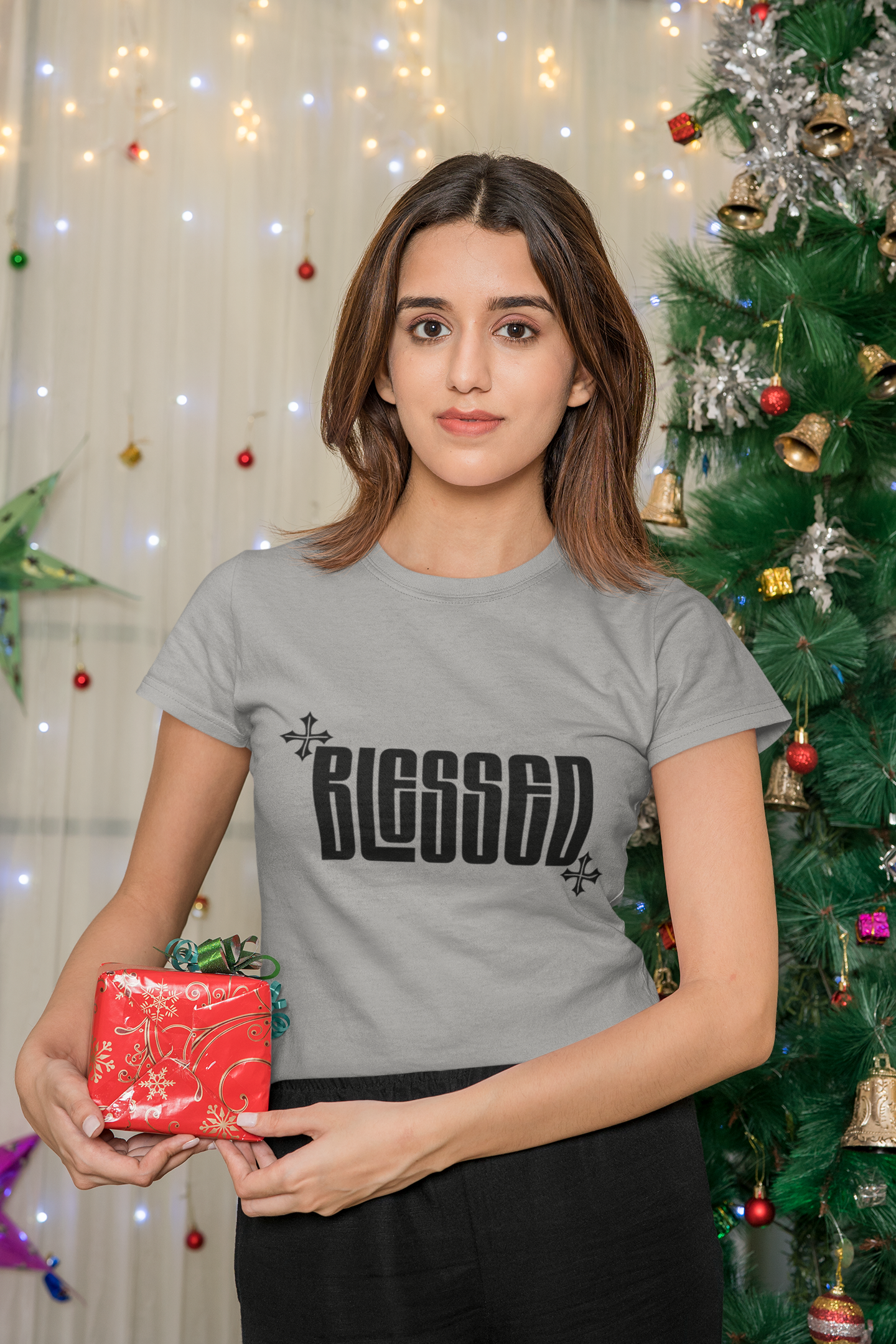 Women's Blessing Boyfriend Tee product thumbnail image Women's Blessing Boyfriend Tee product thumbnail image