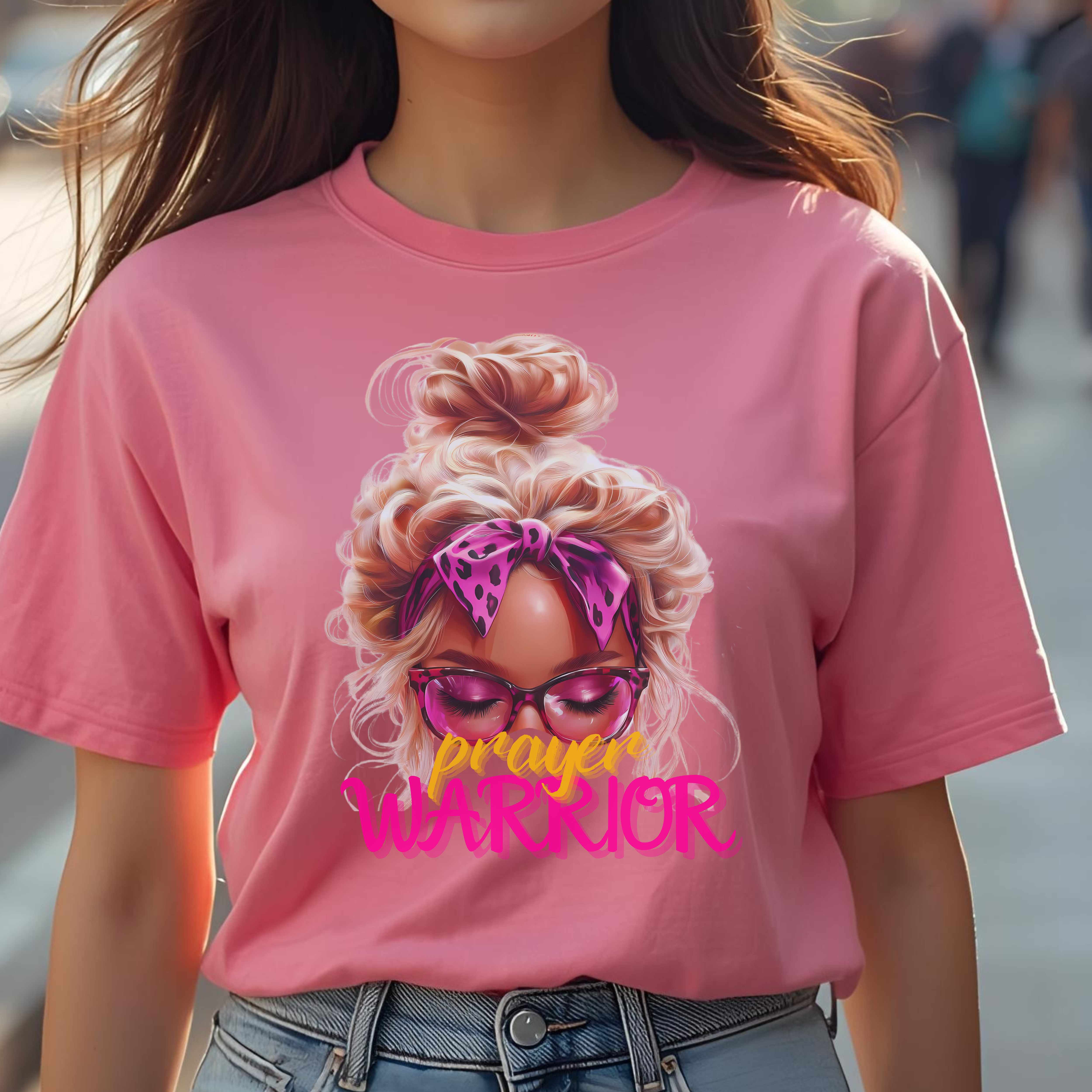 "Prayer Warrior" – Wear Your Faith. Walk in Power, Christian Women T-shirt, Motivational, Inspirational Gift product thumbnail image "Prayer Warrior" – Wear Your Faith. Walk in Power, Christian Women T-shirt, Motivational, Inspirational Gift product thumbnail image