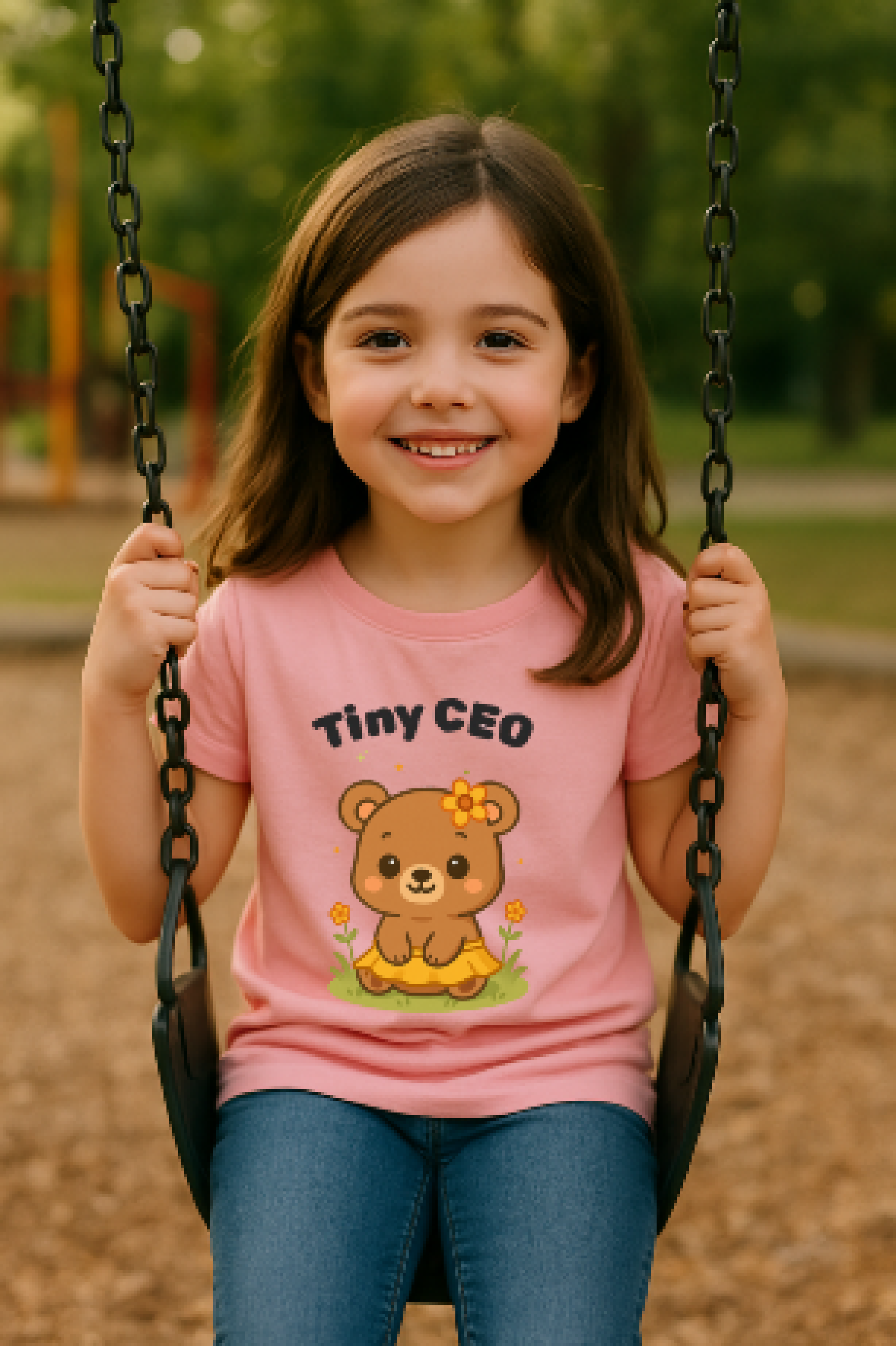 Adorable Tiny lady Bear Tee - product thumbnail image Adorable Tiny lady Bear Tee - product thumbnail image