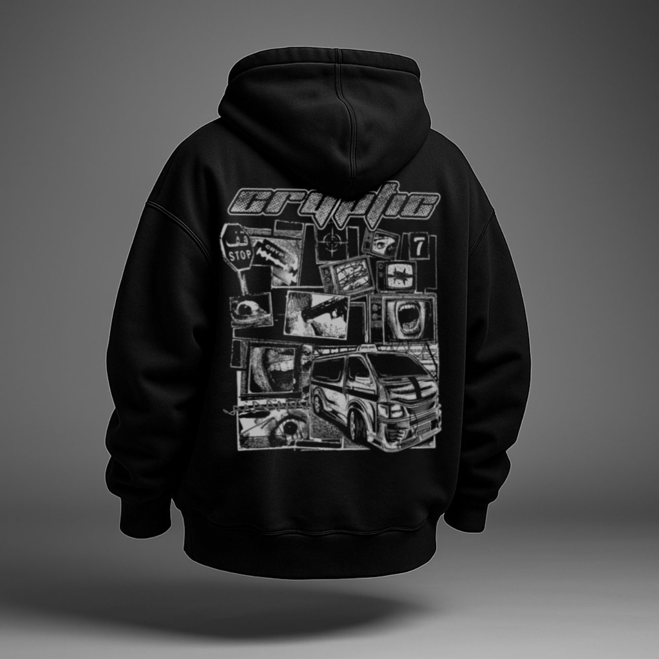 Cryptic Street Vision Oversized hoodie Cryptic Street Vision Oversized hoodie