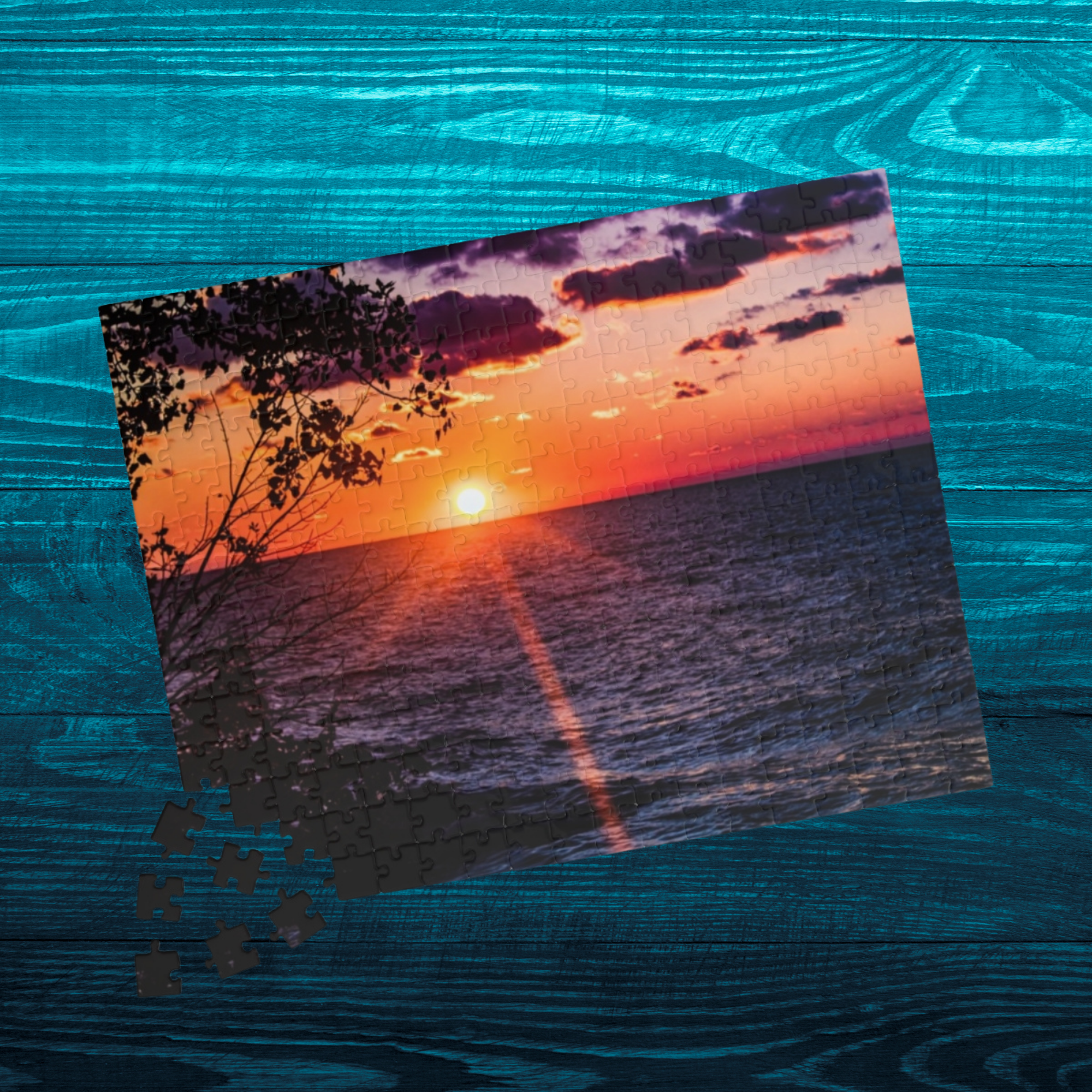 Sunset Over Lake Erie Jigsaw Puzzle Scenic Beach Sunset Puzzle for Adults And Families | Relaxing Nature Gift Christmas Present Lake Erie Photography product thumbnail image Sunset Over Lake Erie Jigsaw Puzzle Scenic Beach Sunset Puzzle for Adults And Families | Relaxing Nature Gift Christmas Present Lake Erie Photography product thumbnail image
