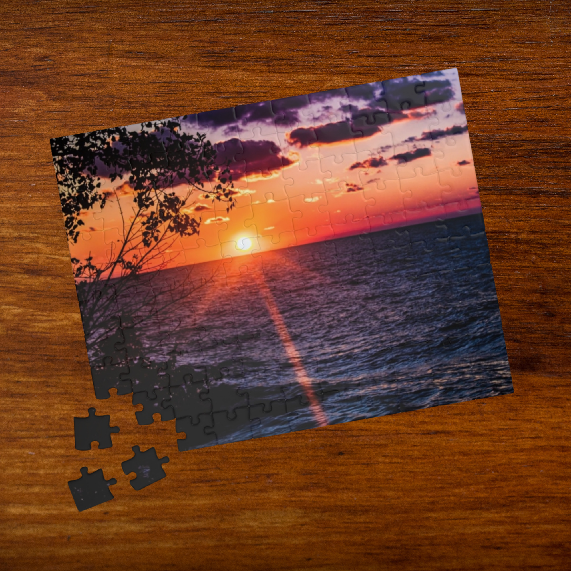 Sunset Over Lake Erie Jigsaw Puzzle Scenic Beach Sunset Puzzle for Adults And Families | Relaxing Nature Gift Christmas Present Lake Erie Photography product thumbnail image Sunset Over Lake Erie Jigsaw Puzzle Scenic Beach Sunset Puzzle for Adults And Families | Relaxing Nature Gift Christmas Present Lake Erie Photography product thumbnail image
