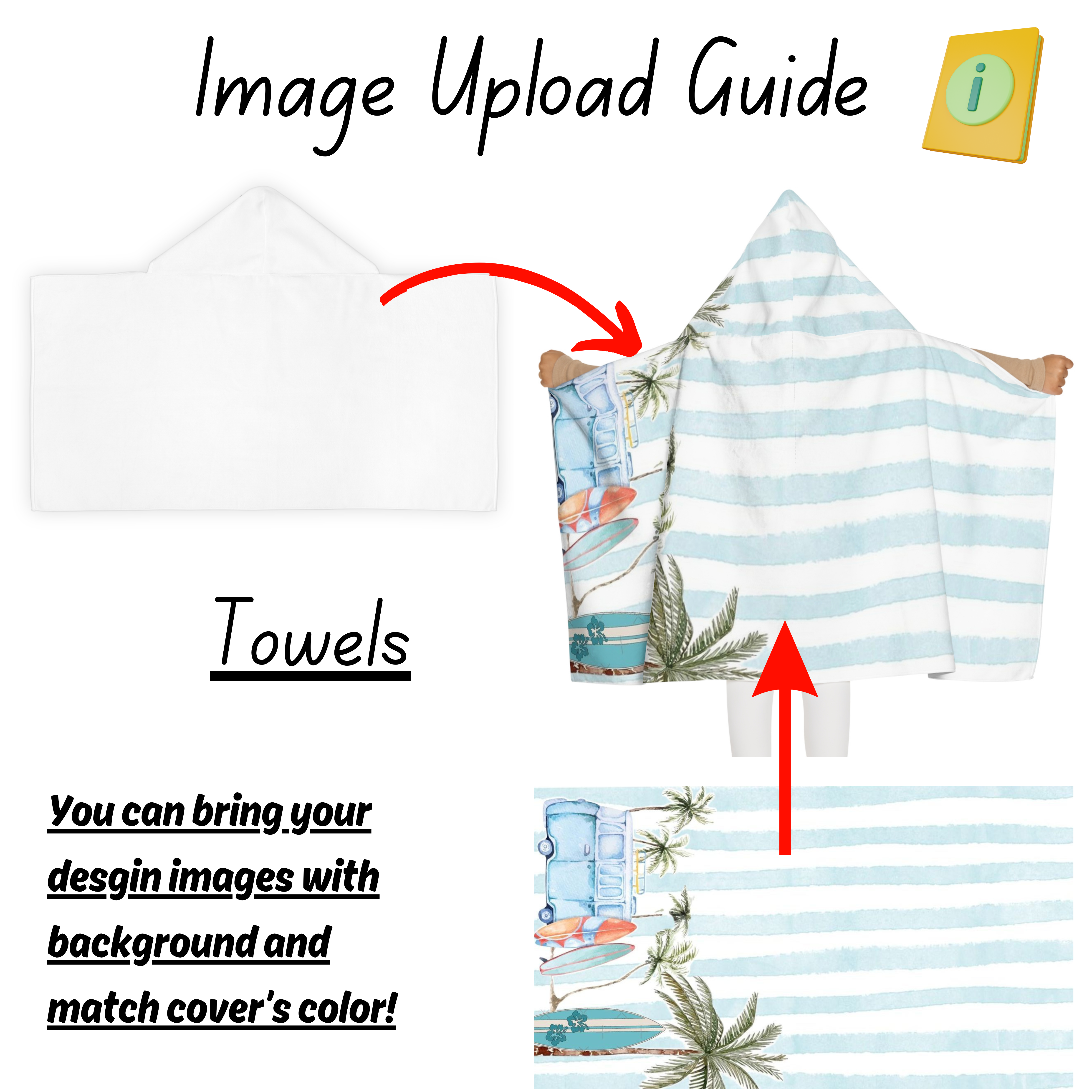 Personalized Kid's Hooded Towel, Kids Bath, Beach Hoodie, Swim, Pool, Parties, Summer vacation, Family Time, Cozy Moments, Custom Fun Gift ideas product thumbnail image Personalized Kid's Hooded Towel, Kids Bath, Beach Hoodie, Swim, Pool, Parties, Summer vacation, Family Time, Cozy Moments, Custom Fun Gift ideas product thumbnail image