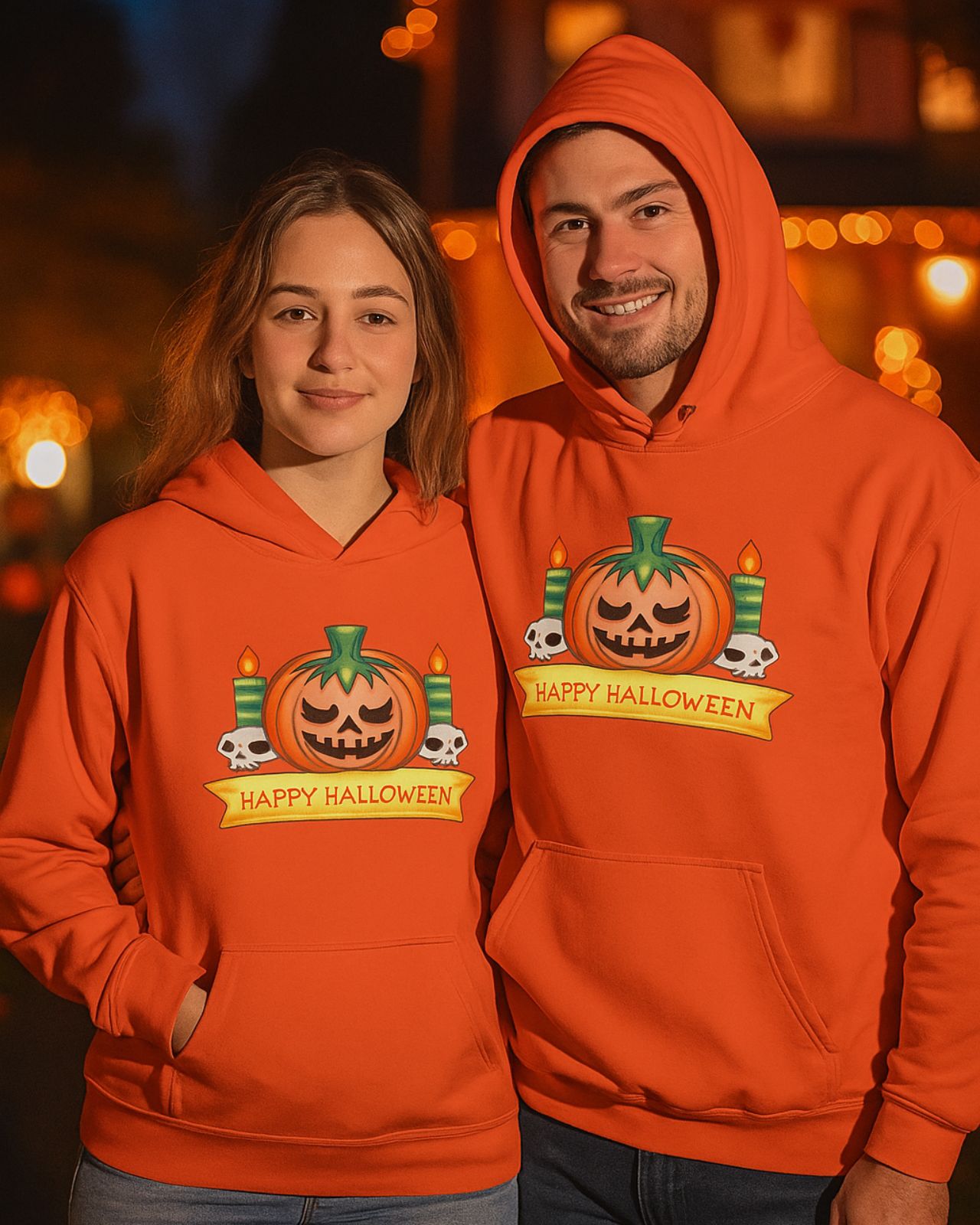 Halloween Pumpkin Hoodie, Cozy Eco-Friendly Sweater, Halloween Costume Sweatshirt, Fall Wardrobe Essential, Spooky Season Apparel, [...]