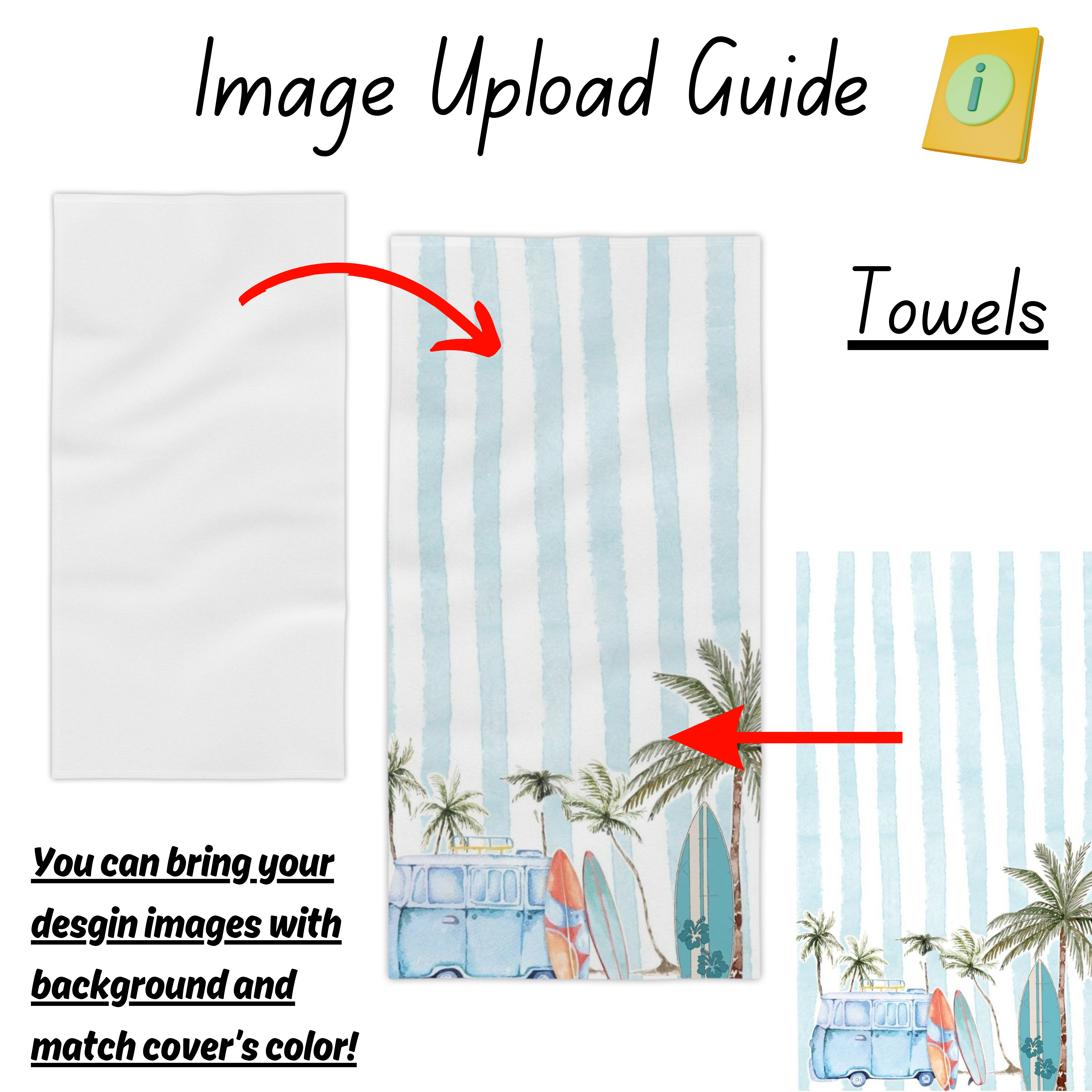 Personalized Classic Beach Towels, Sun Lovers, Summer Vacations, Poolside Essentials, Parties, Holidays, Family Beach Days, Custom Gift Towels product thumbnail image Personalized Classic Beach Towels, Sun Lovers, Summer Vacations, Poolside Essentials, Parties, Holidays, Family Beach Days, Custom Gift Towels product thumbnail image