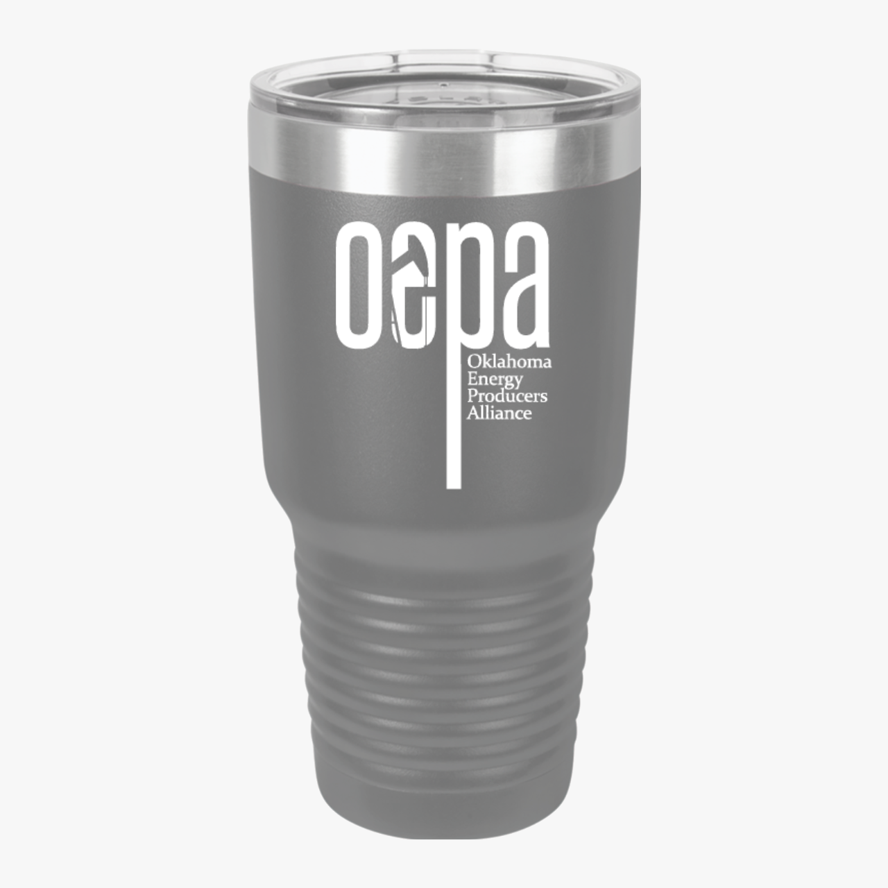 OEPA Insulated Tumbler, 30oz - "Standing Strong for Independent Producers", Travel Mug, Coffee Cup, Gift for [...OEPA product thumbnail image