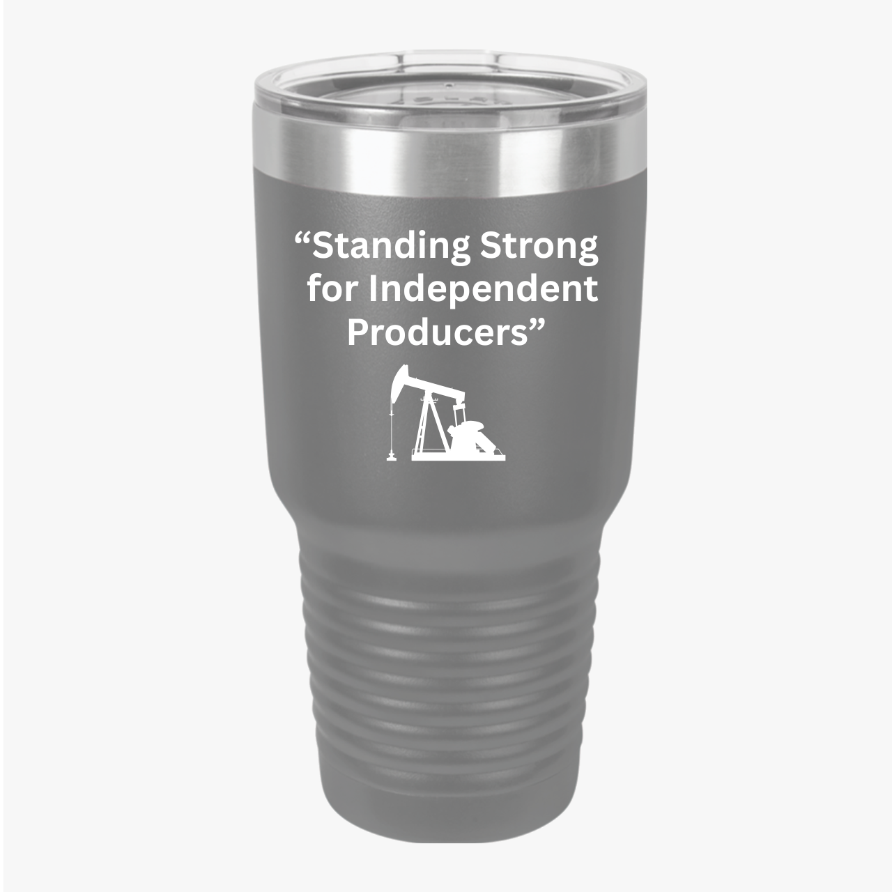 OEPA Insulated Tumbler, 30oz - "Standing Strong for Independent Producers", Travel Mug, Coffee Cup, Gift for [...OEPA product thumbnail image OEPA Insulated Tumbler, 30oz - "Standing Strong for Independent Producers", Travel Mug, Coffee Cup, Gift for [...OEPA product thumbnail image