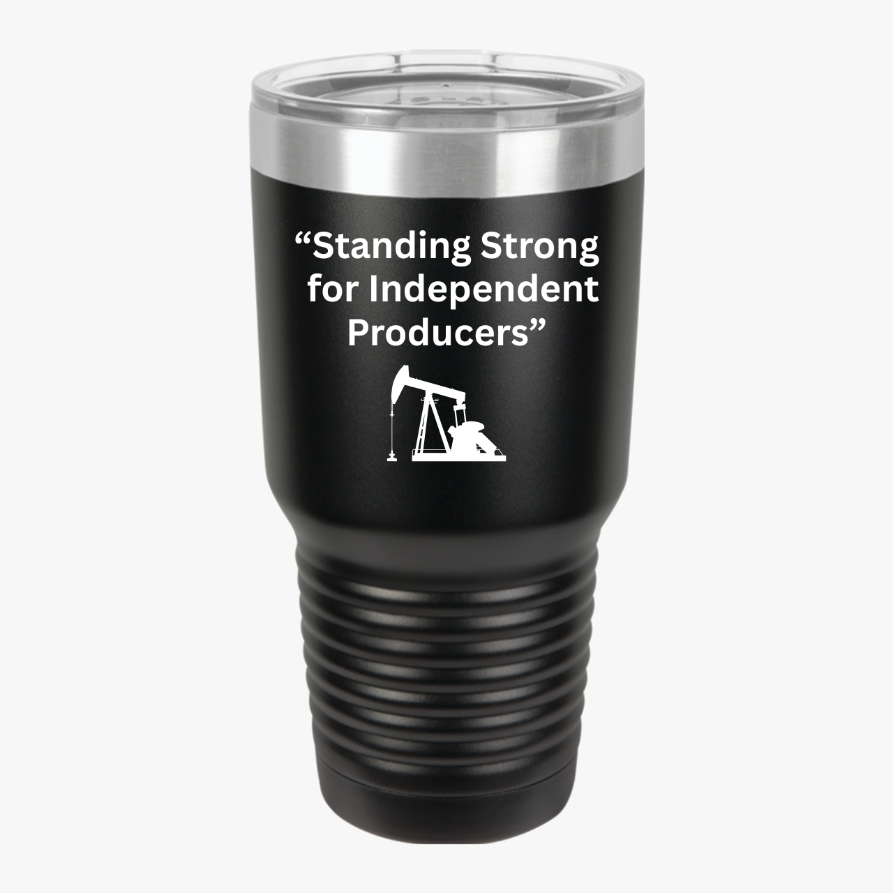 OEPA Insulated Tumbler, 30oz - "Standing Strong for Independent Producers", Travel Mug, Coffee Cup, Gift for [...OEPA product thumbnail image