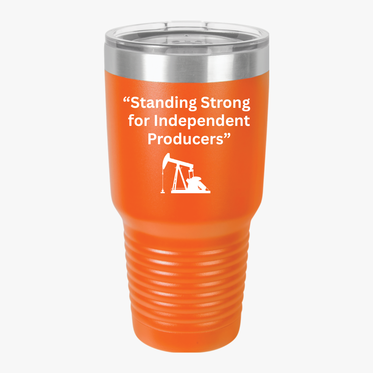 OEPA Insulated Tumbler, 30oz - "Standing Strong for Independent Producers", Travel Mug, Coffee Cup, Gift for [...OEPA product thumbnail image OEPA Insulated Tumbler, 30oz - "Standing Strong for Independent Producers", Travel Mug, Coffee Cup, Gift for [...OEPA product thumbnail image
