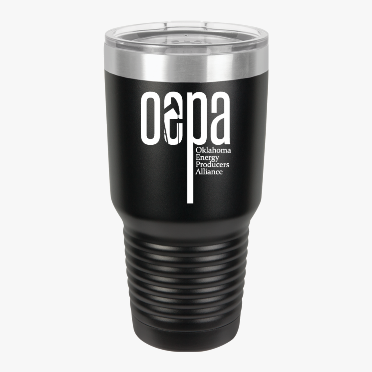 OEPA Insulated Tumbler, 30oz - "Standing Strong for Independent Producers", Travel Mug, Coffee Cup, Gift for [...OEPA product thumbnail image