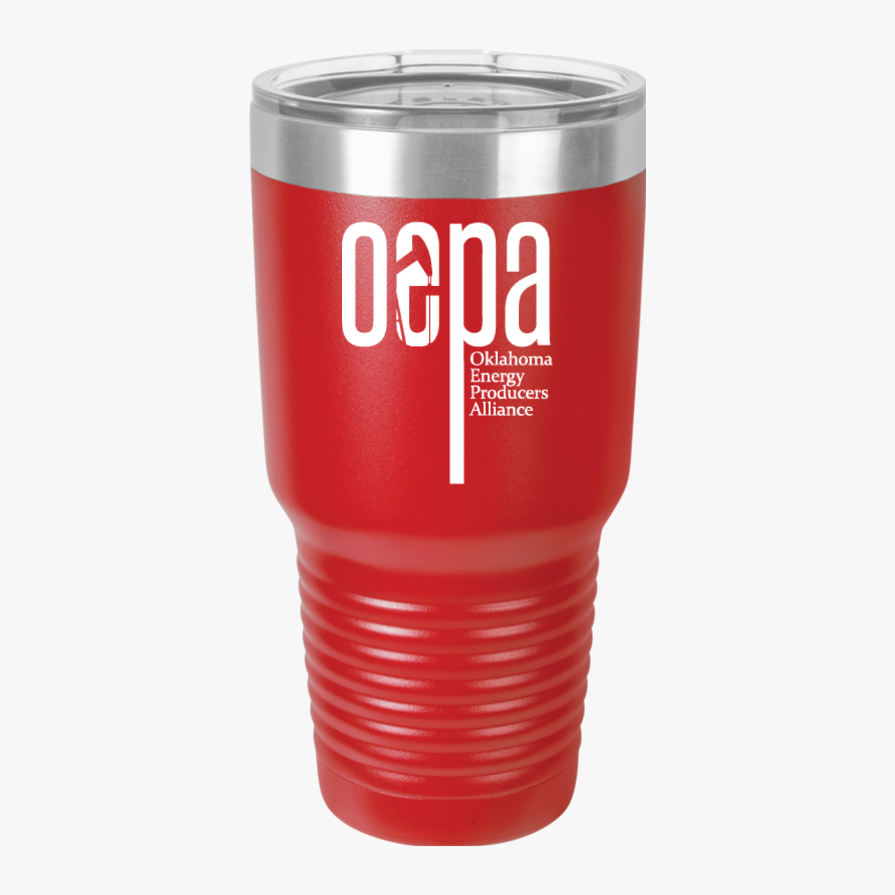 OEPA Insulated Tumbler, 30oz - "Standing Strong for Independent Producers", Travel Mug, Coffee Cup, Gift for [...OEPA product thumbnail image OEPA Insulated Tumbler, 30oz - "Standing Strong for Independent Producers", Travel Mug, Coffee Cup, Gift for [...OEPA product thumbnail image