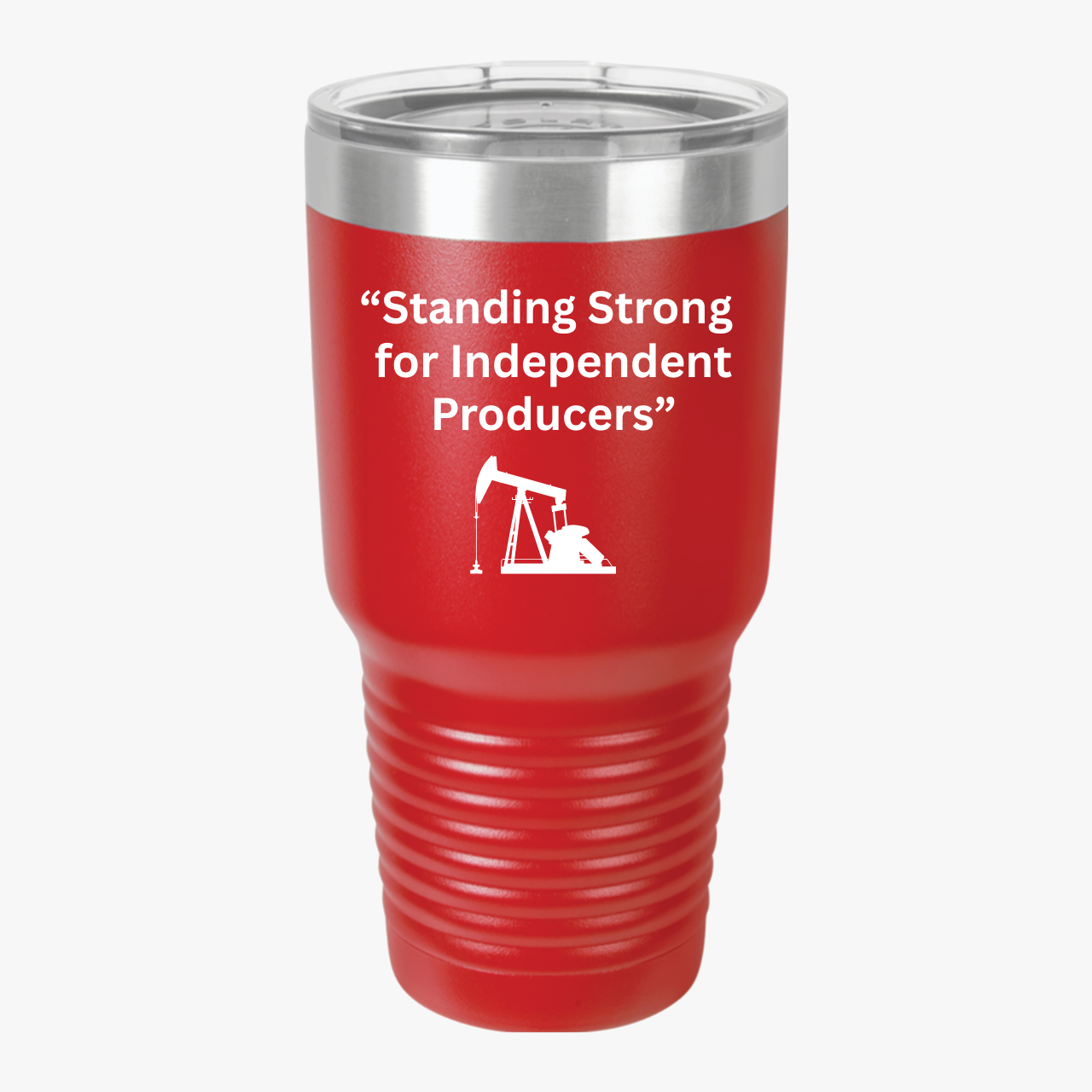 OEPA Insulated Tumbler, 30oz - "Standing Strong for Independent Producers", Travel Mug, Coffee Cup, Gift for [...OEPA product thumbnail image OEPA Insulated Tumbler, 30oz - "Standing Strong for Independent Producers", Travel Mug, Coffee Cup, Gift for [...OEPA product thumbnail image