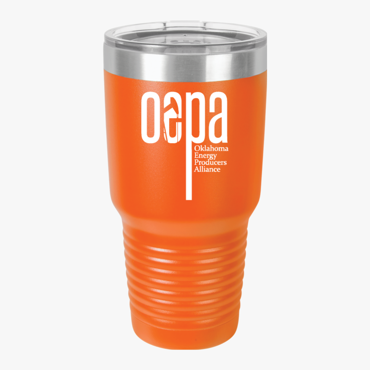 OEPA Insulated Tumbler, 30oz - "Standing Strong for Independent Producers", Travel Mug, Coffee Cup, Gift for [...OEPA product thumbnail image OEPA Insulated Tumbler, 30oz - "Standing Strong for Independent Producers", Travel Mug, Coffee Cup, Gift for [...OEPA product thumbnail image
