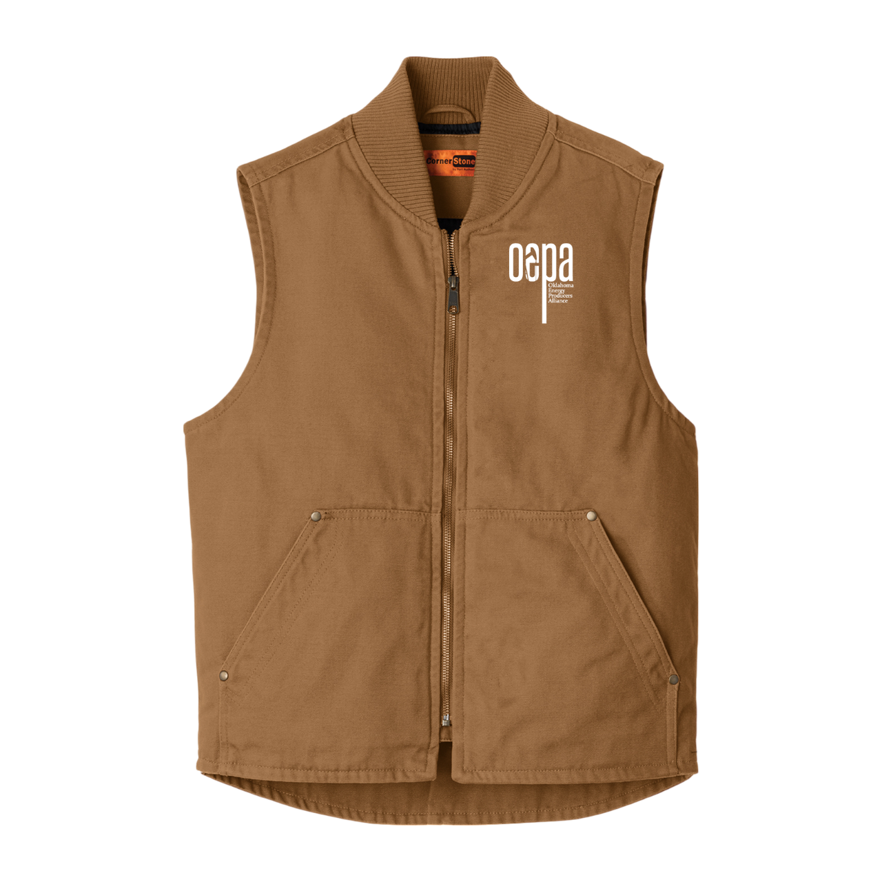Unisex OEPA Workwear Vest, Casual Outdoor Layering Vest