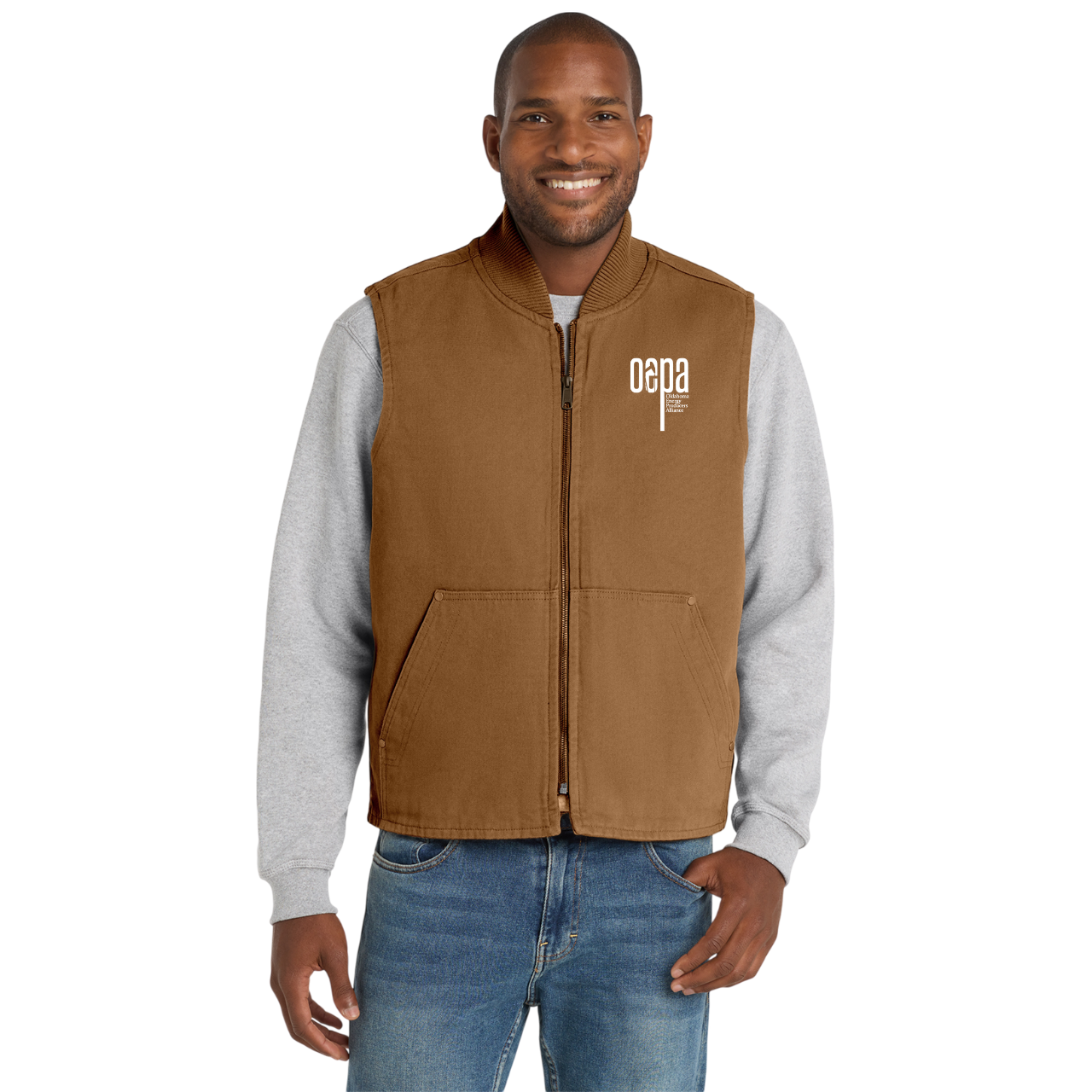 Unisex OEPA Workwear Vest, Casual Outdoor Layering Vest product thumbnail image