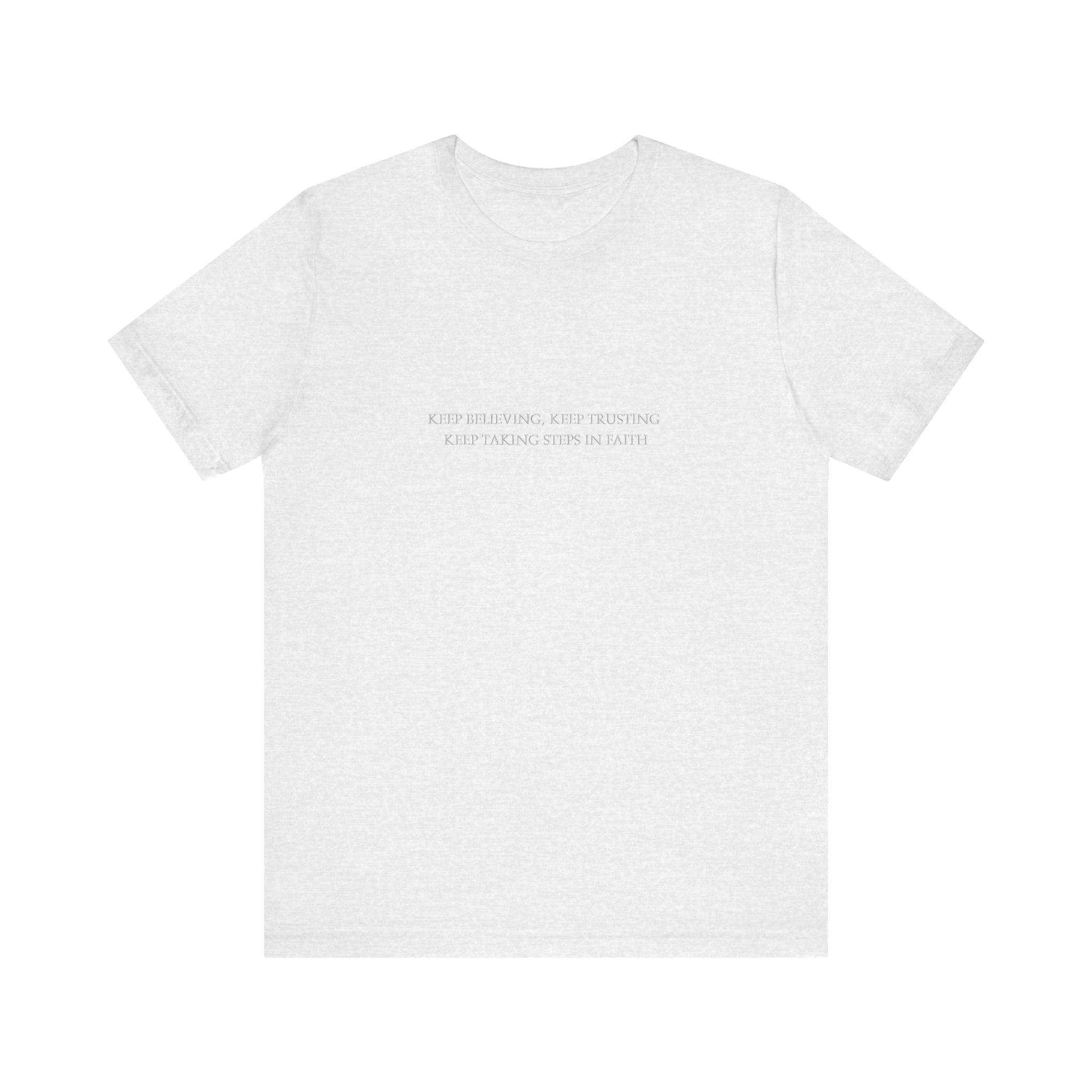 Angel Graphic Christian T-Shirt | Inspirational Quote Tee | Minimal Faith Design | Comfort Fit Unisex Shirt product thumbnail image