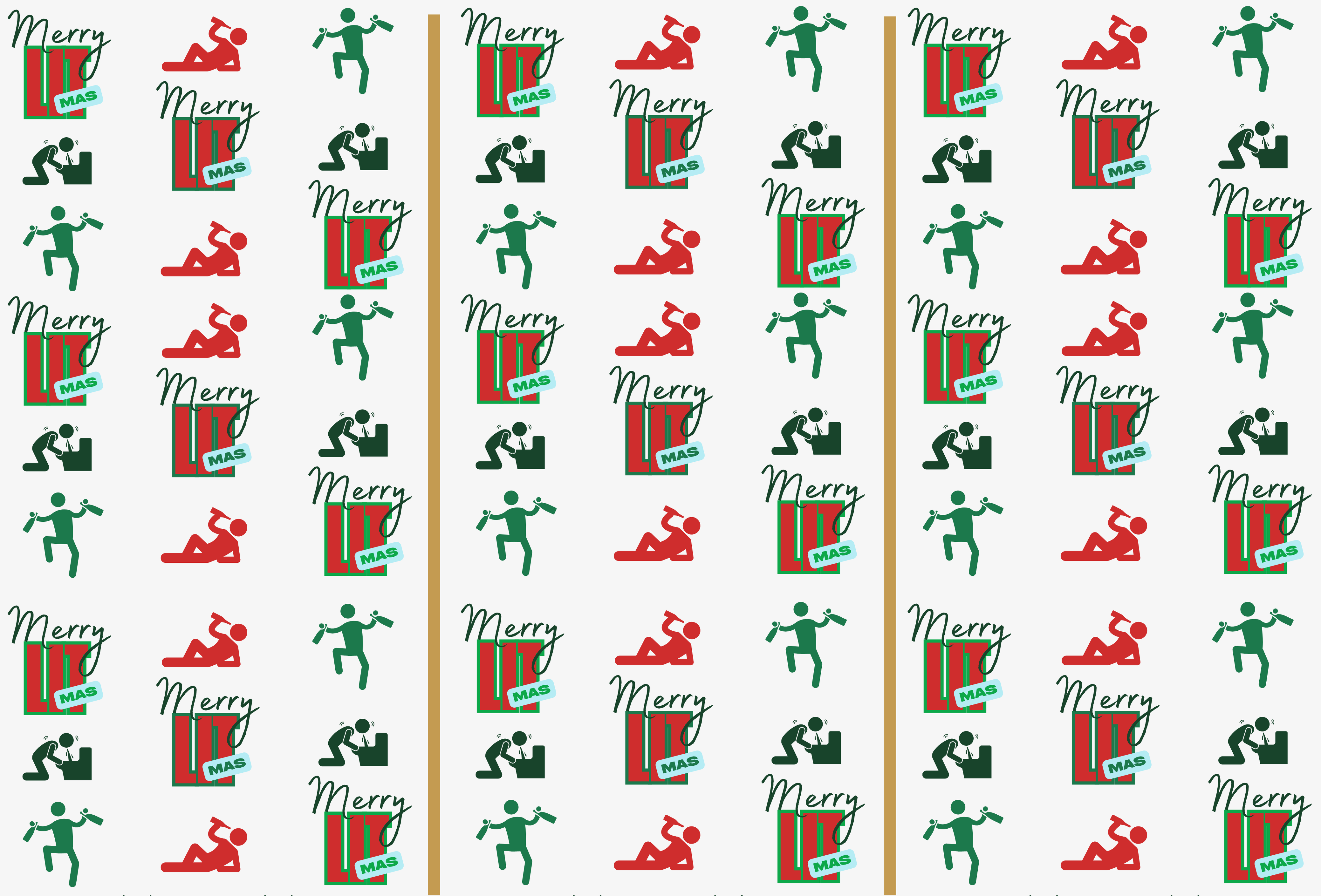 LIT XMAS Festive Christmas Wrap Papers, product thumbnail image LIT XMAS Festive Christmas Wrap Papers, product thumbnail image