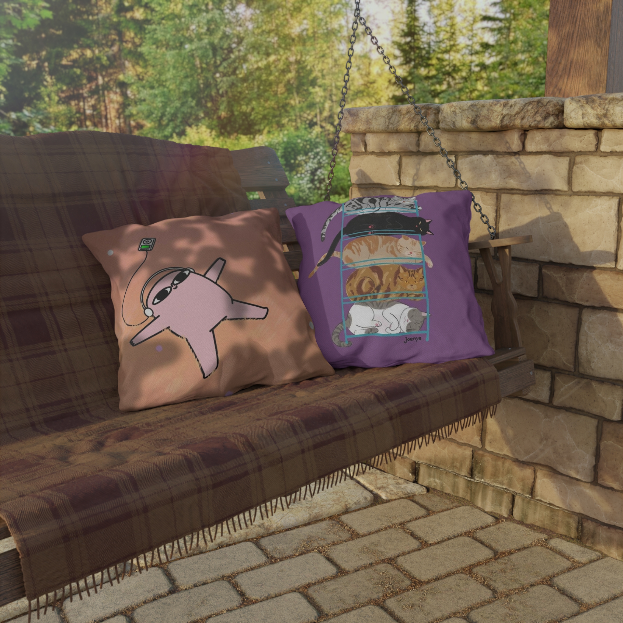 Personalized Cozy Pillows, Outdoor Decorative Pillow, Garden, Spring, Summer, BBQ, Porch Decor, Indoor Cushions, Cozy Vibes, Custom Square Pillows product thumbnail image Personalized Cozy Pillows, Outdoor Decorative Pillow, Garden, Spring, Summer, BBQ, Porch Decor, Indoor Cushions, Cozy Vibes, Custom Square Pillows product thumbnail image