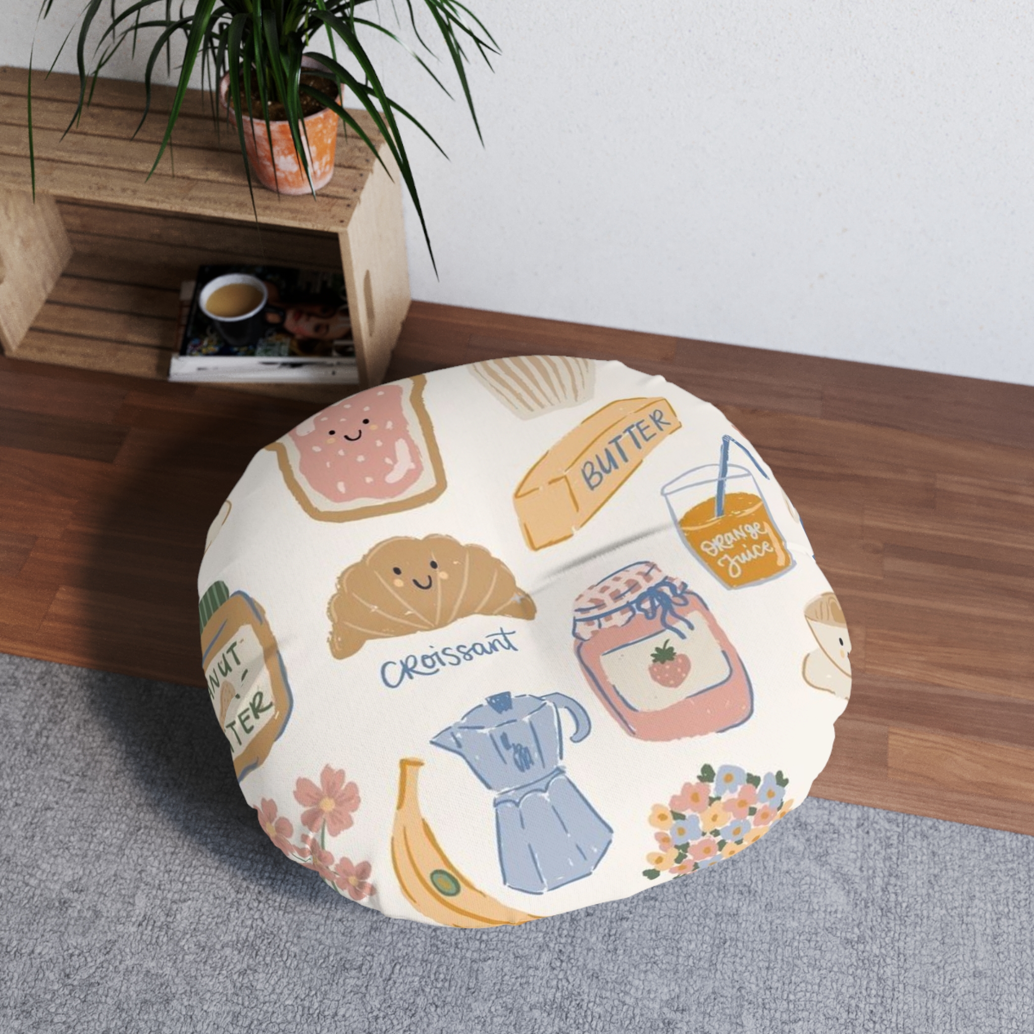 Personalized Round Tufted Floor Pillow, Soft Accent Cushion, Home Decor, Bohemian Style, Relaxing Pillow, Living Room, Comfort, Custom Gift Ideas product thumbnail image Personalized Round Tufted Floor Pillow, Soft Accent Cushion, Home Decor, Bohemian Style, Relaxing Pillow, Living Room, Comfort, Custom Gift Ideas product thumbnail image